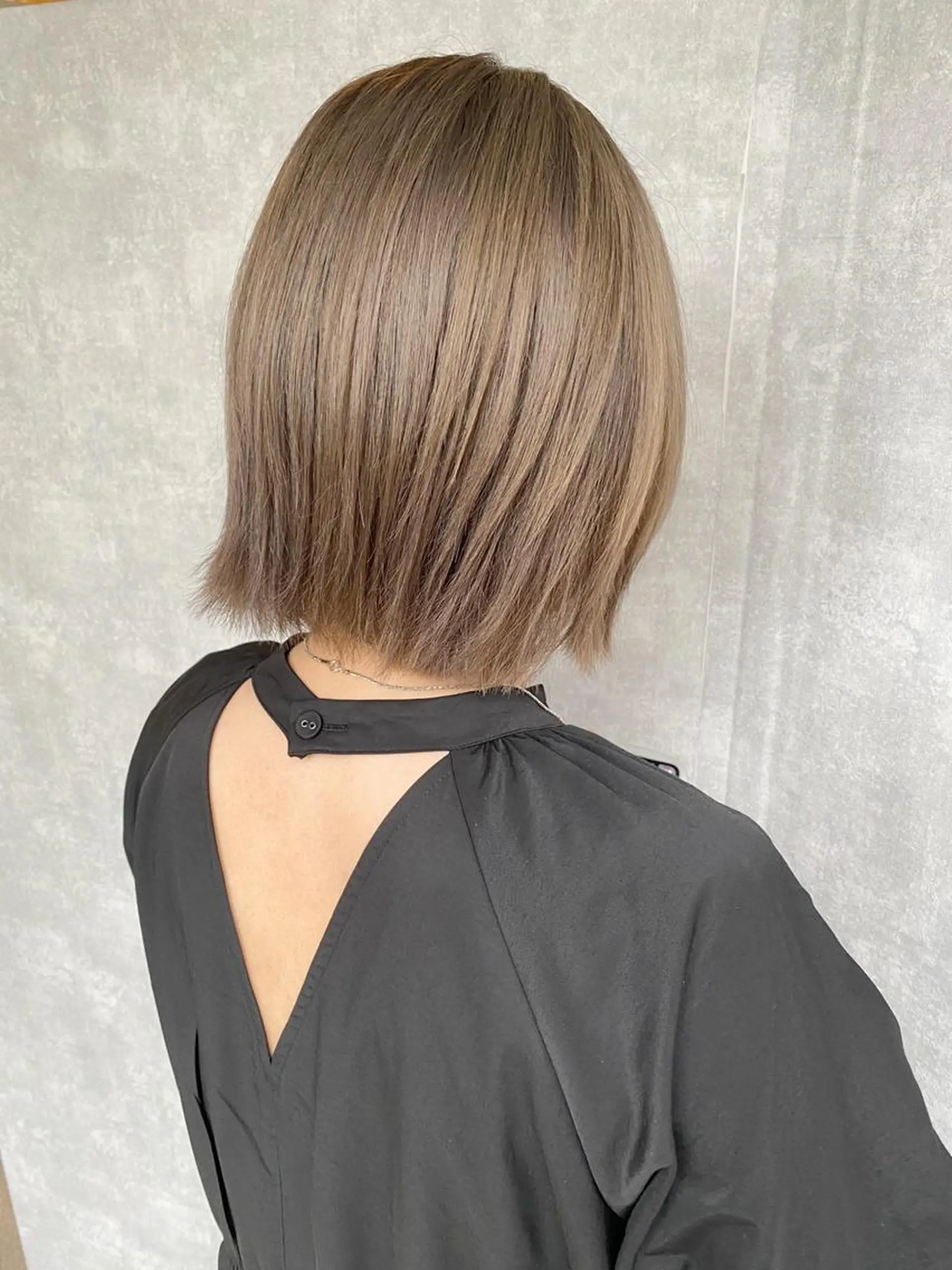 ミディアム カラー カット ヘアカラー トリートメント 入江 允のヘアスタイル