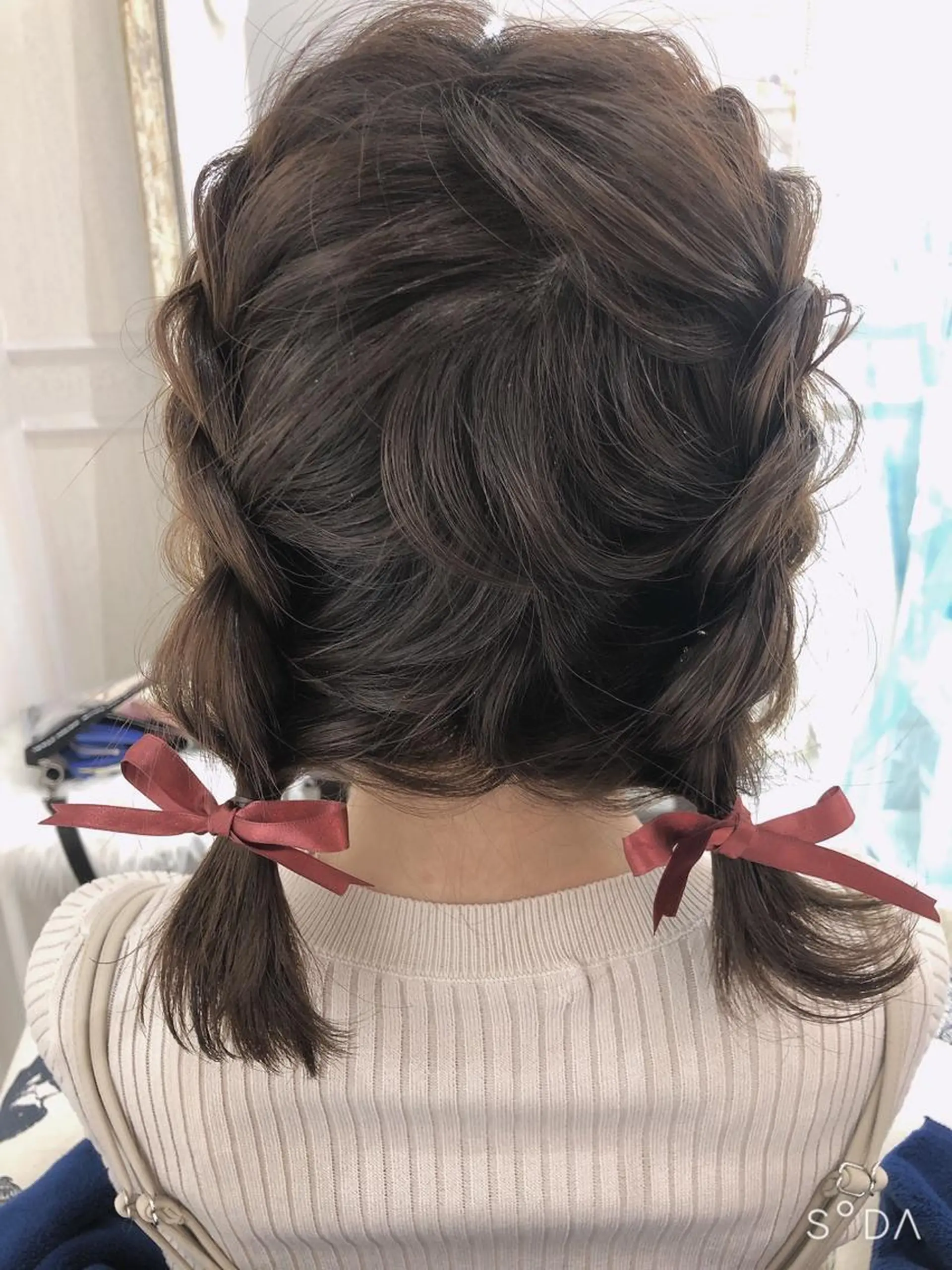 ミディアム ツインテール 六本木/ヘアセット /hairmakeのヘアスタイル