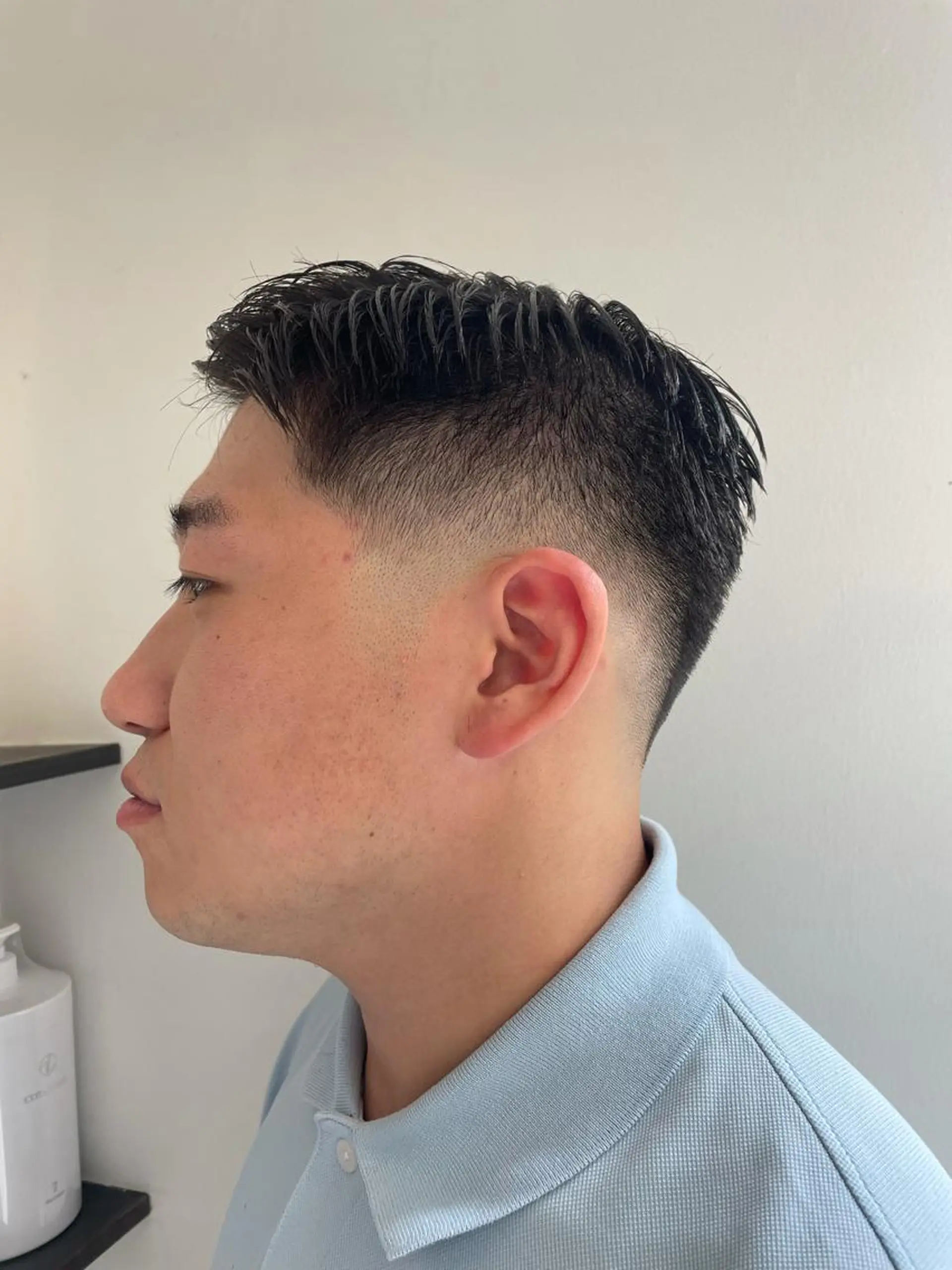 メンズ フェードカット 中野 健人のヘアスタイル