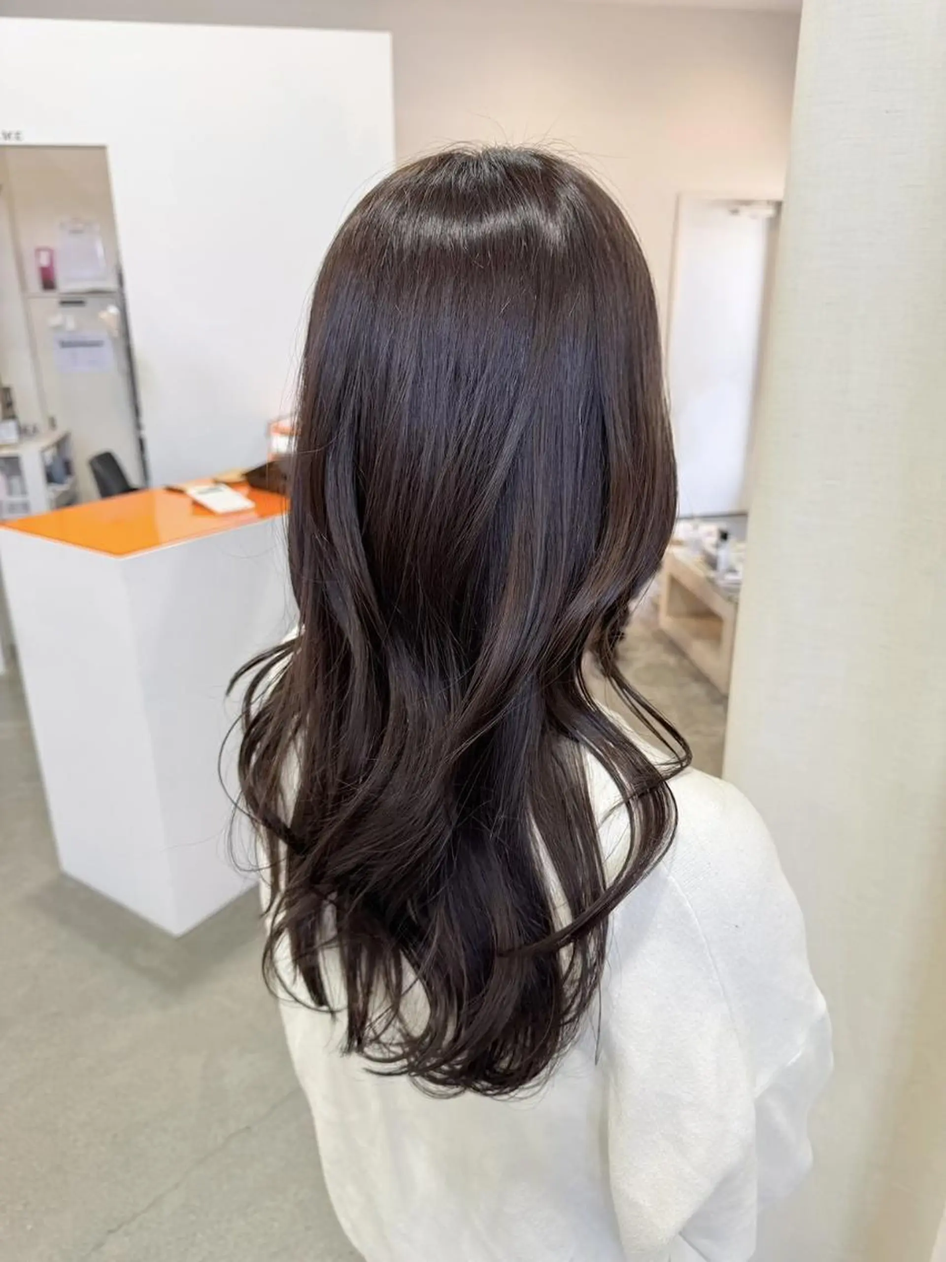 ロング レイヤーカット カット ヘアカラー トリートメント 韓国ヘア/レイヤー /髪質改善🦋イブキのヘアスタイル