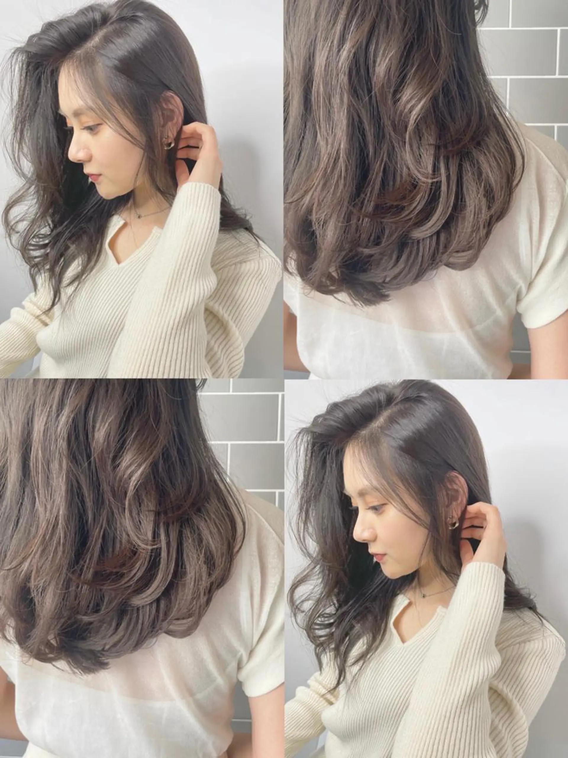 ロング カラー ブリーチ ブリーチなしカラー カット ヘアカラー LANVERY所属・うる艶ヘア💐 艶ハイトーン💐彩夏のヘアスタイル