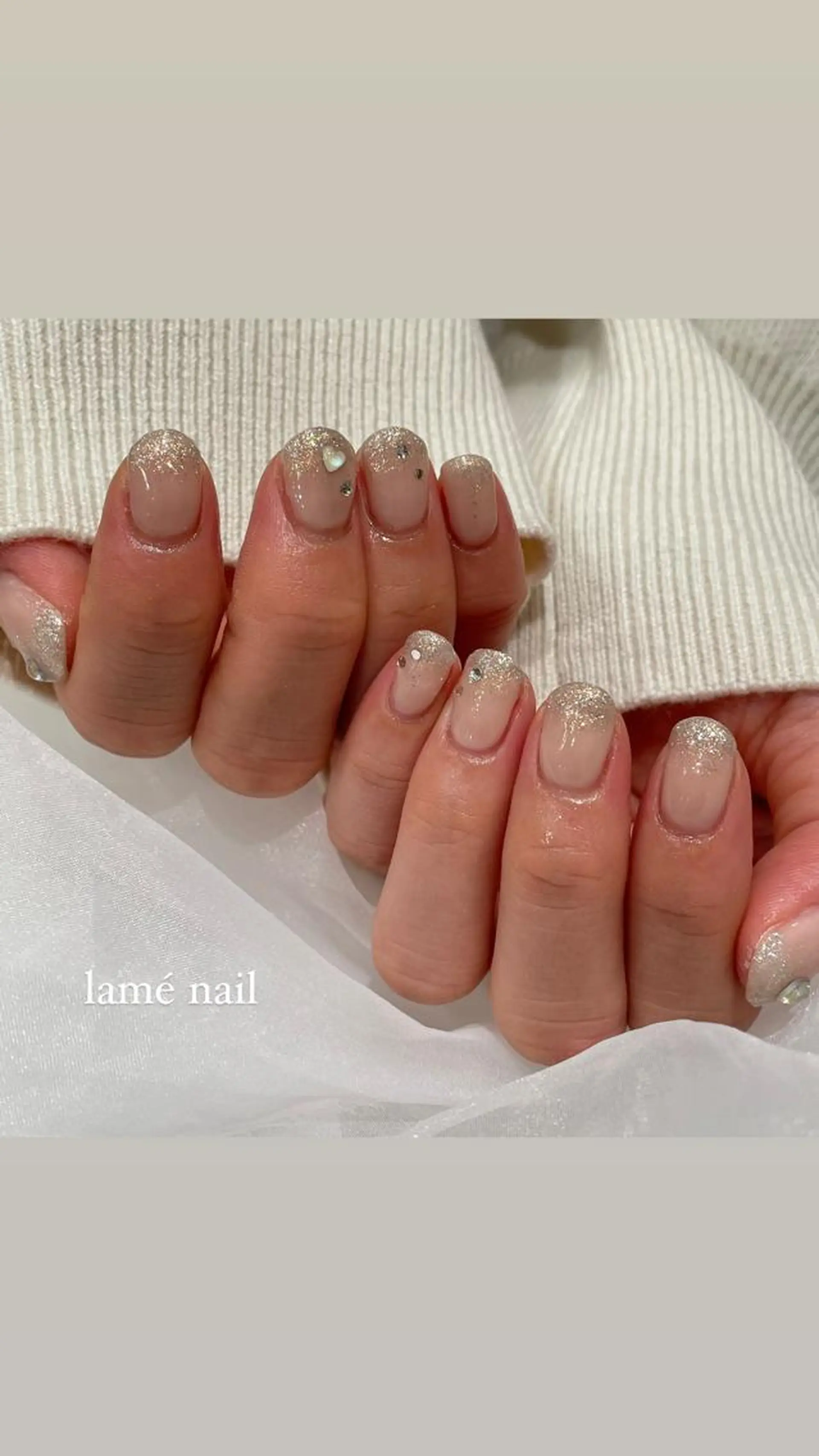 ネイル ハンドネイル 淡色ネイル 🎀moeのネイルデザイン