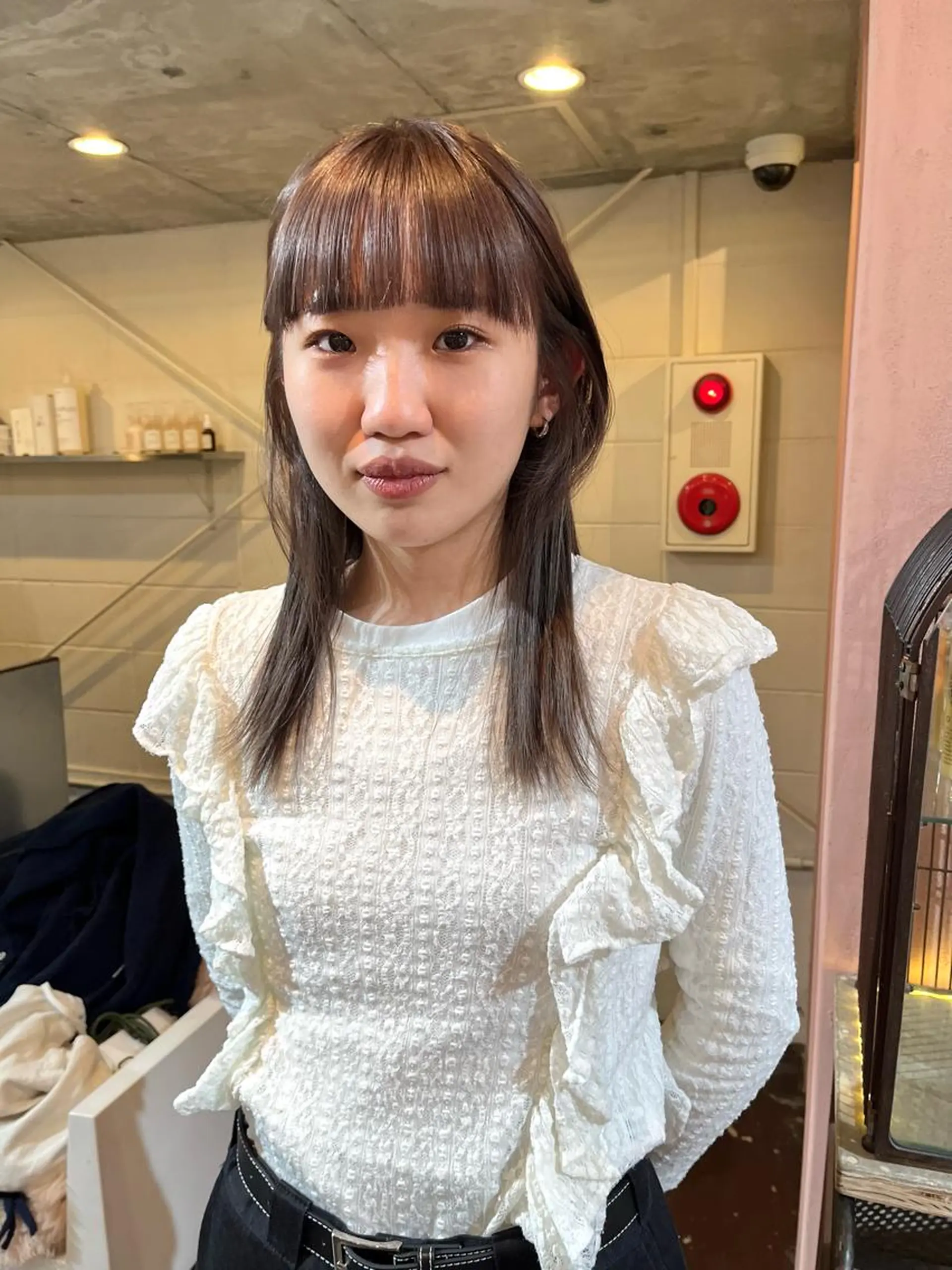 ミディアム iru所属・mi kiのヘアスタイル