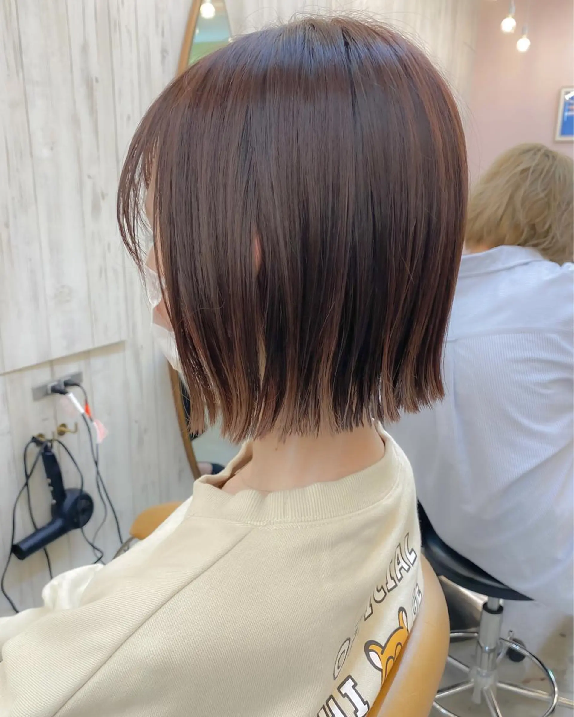 ミディアム ボブ 外ハネヘア ♥️ボブ韓国風ヘア ♥️久保田夢美のヘアスタイル