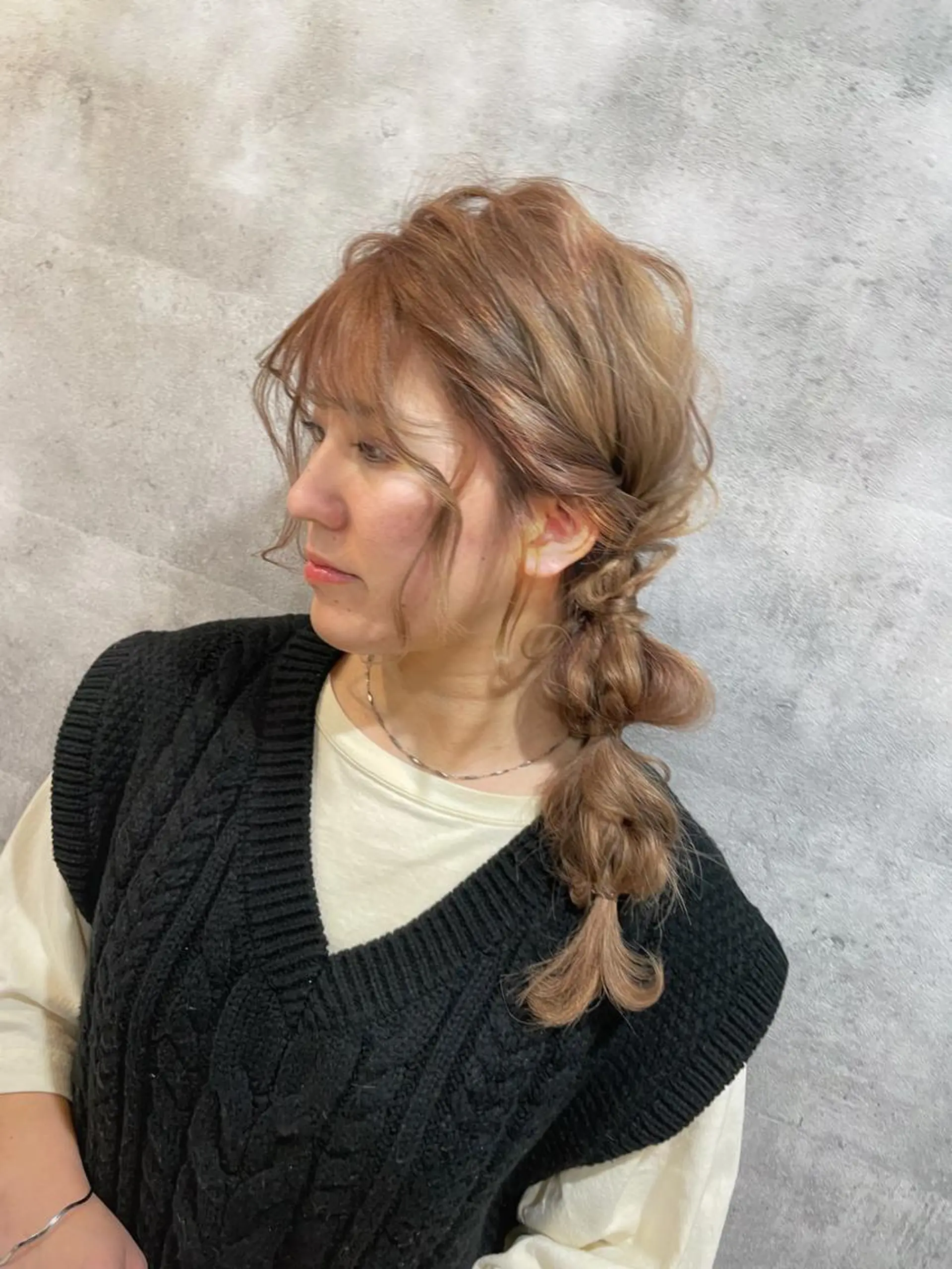 ロング ヘアアレンジ ヘアセット 骨格整形カット/ ショート✂️堀夢哉のヘアスタイル