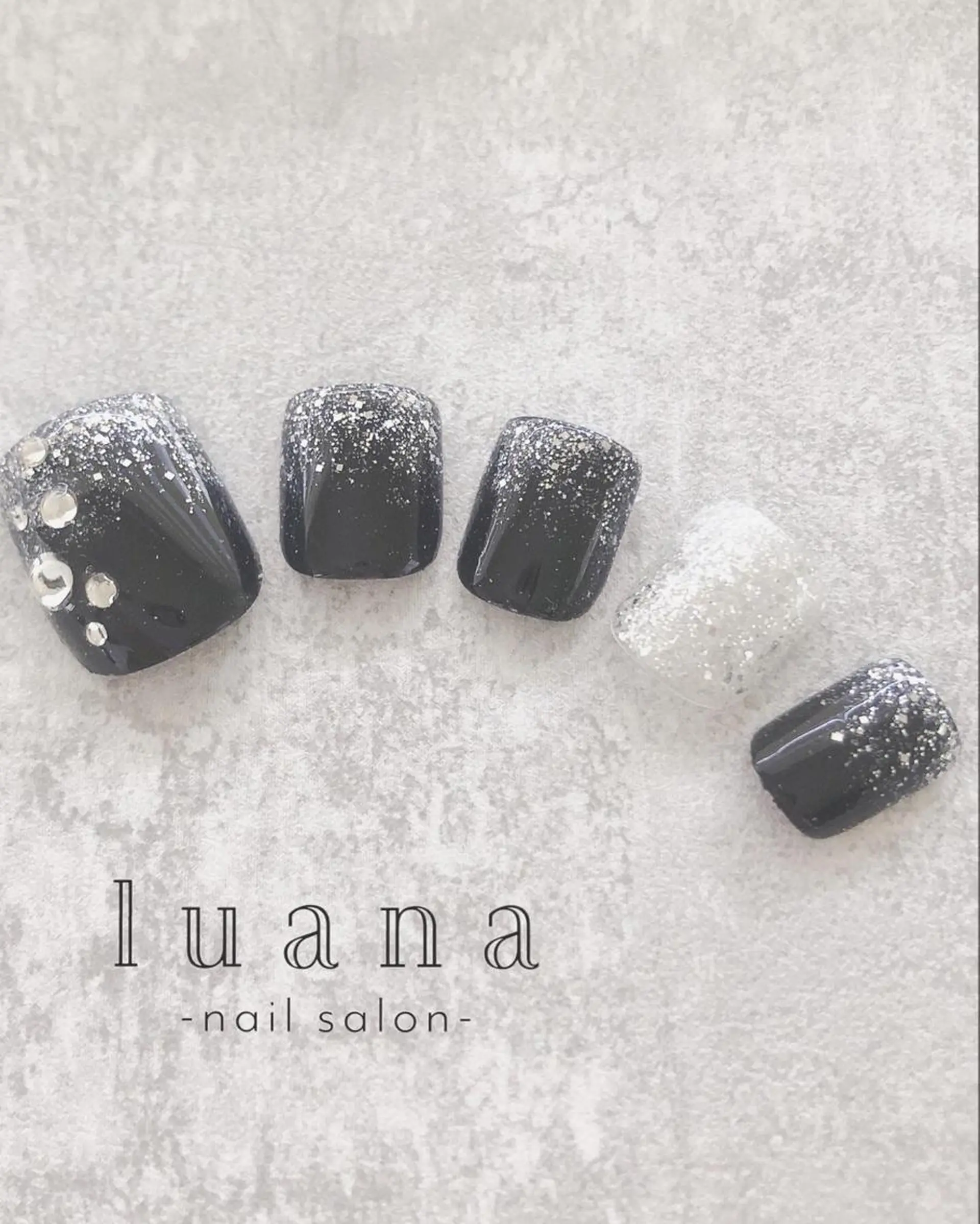 ネイル フットネイル ジェルネイル フットネイル luana ネイルサロンのネイルデザイン