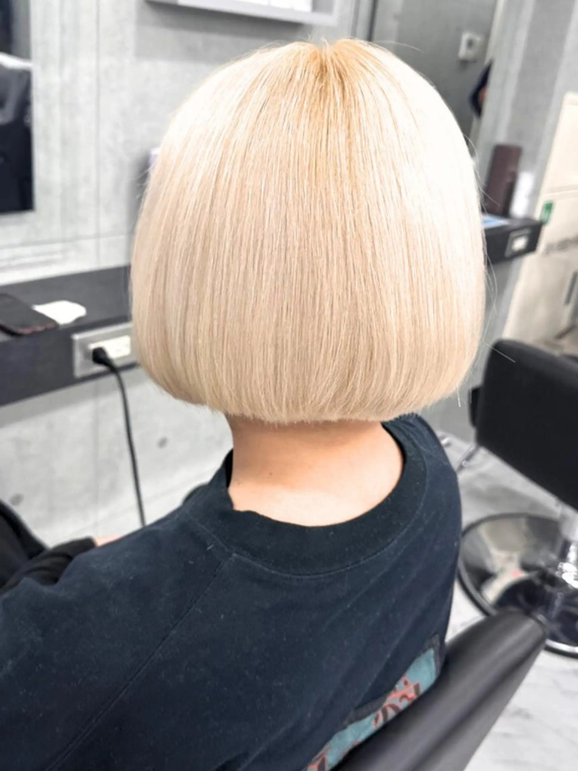 カラー ブリーチ 透明感カラー ボブ ヘアカラー Endearing 銀座⭐︎YOKOのヘアスタイル