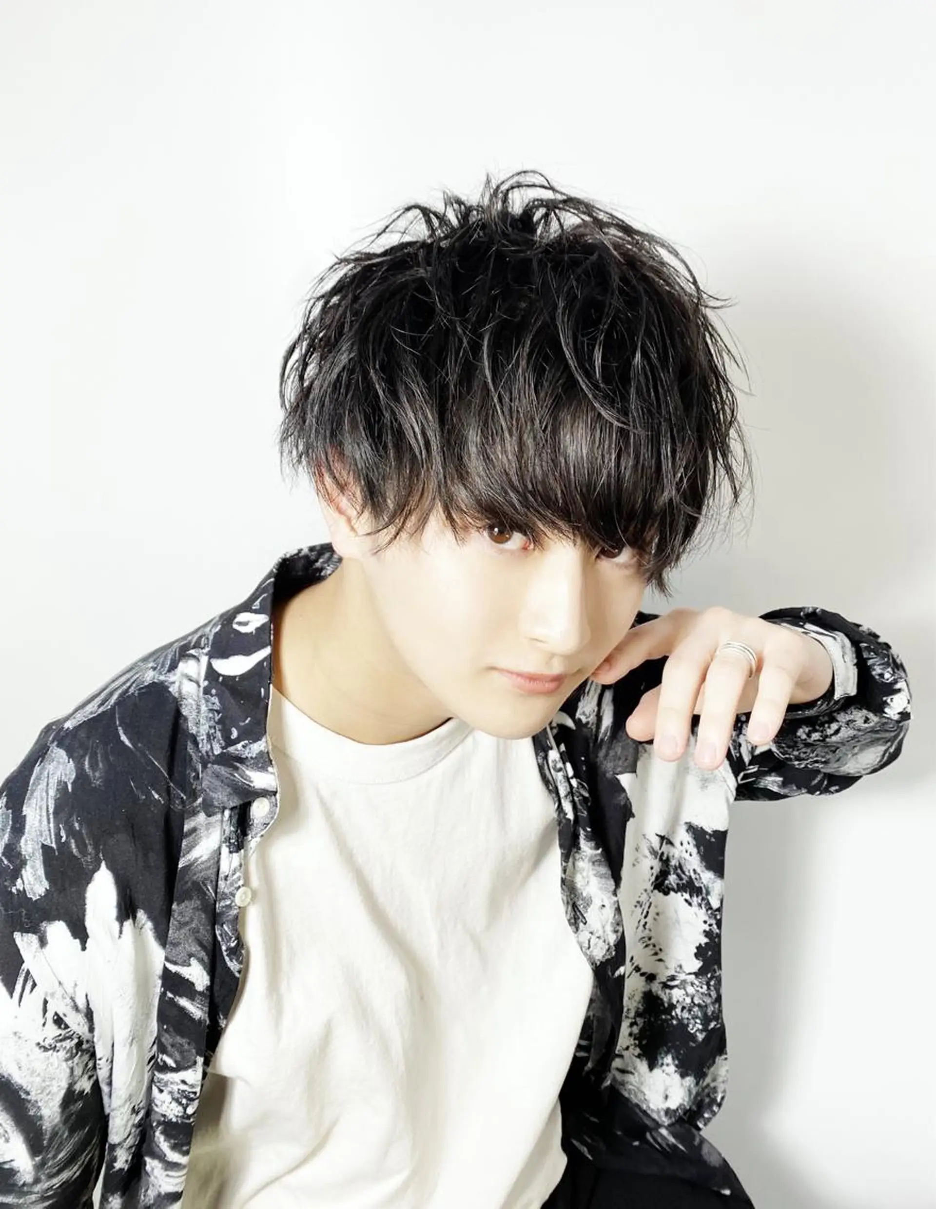 ショート パーマ メンズ カット パーマ 大橋 拓巳のヘアスタイル