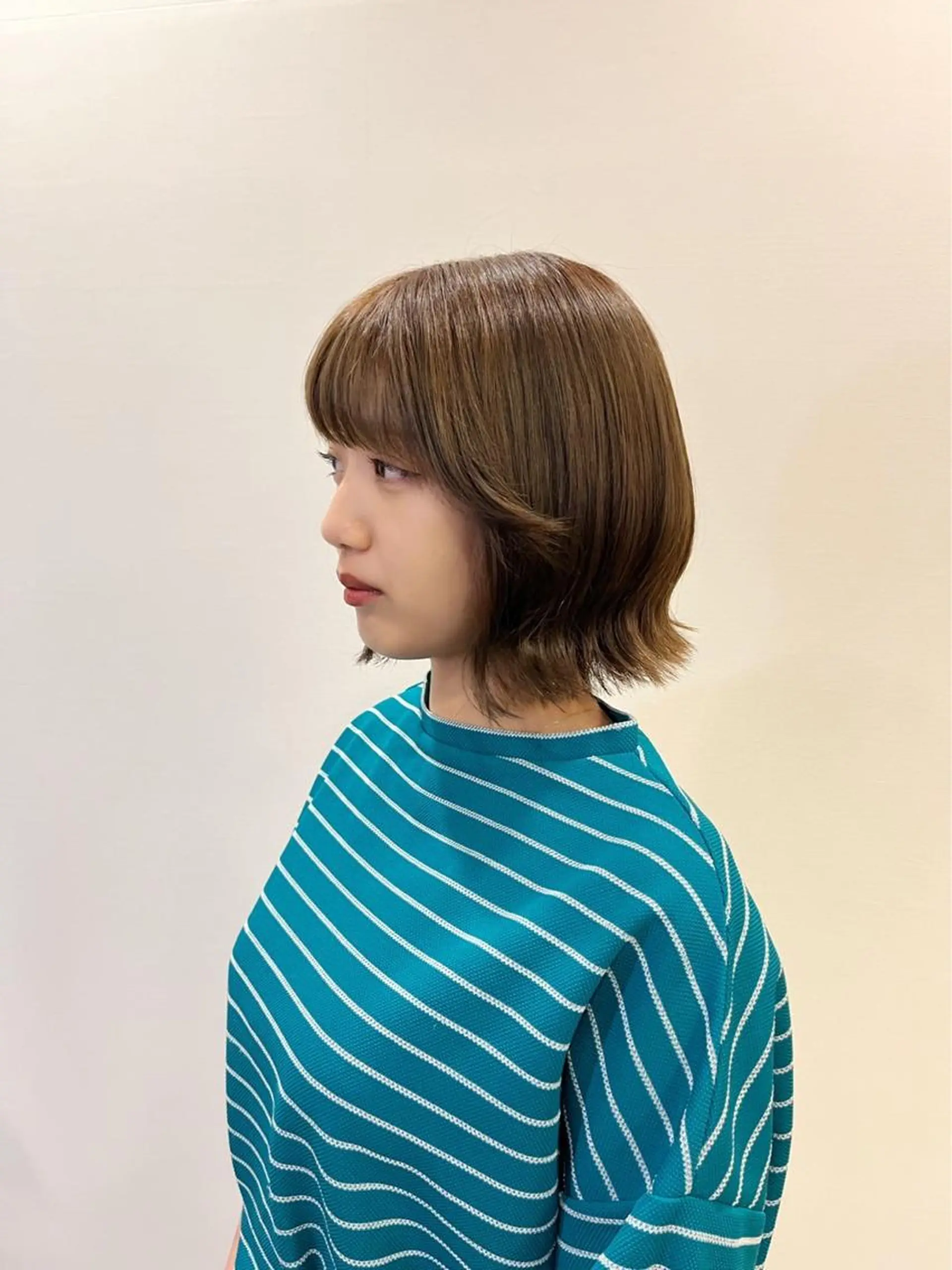 ショート ボブ 外ハネヘア anon所属・田中 結月のヘアスタイル