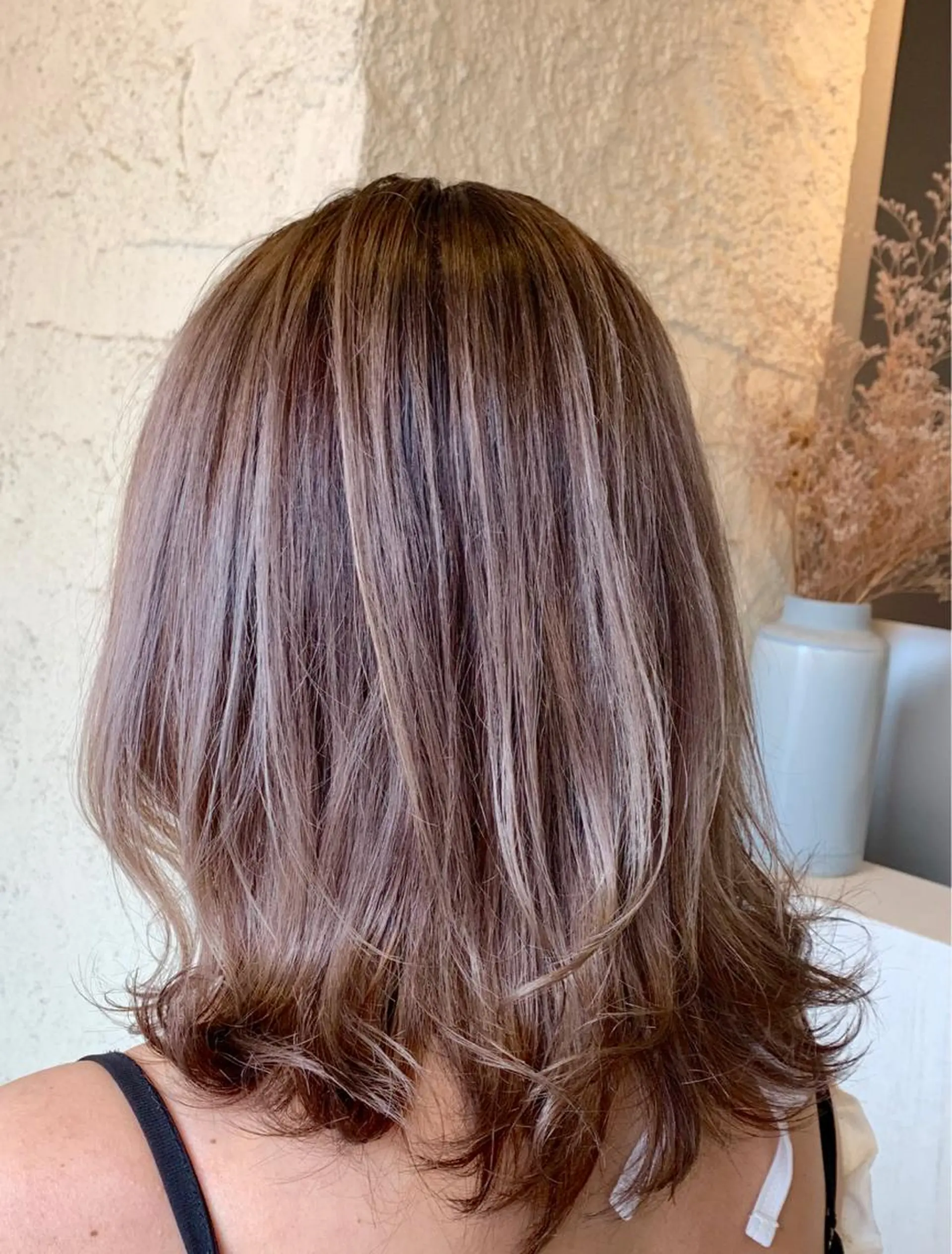 ミディアム ハイライト レイヤーカット 🔍髪質改善診断🔎 長山　 シュンスケのヘアスタイル