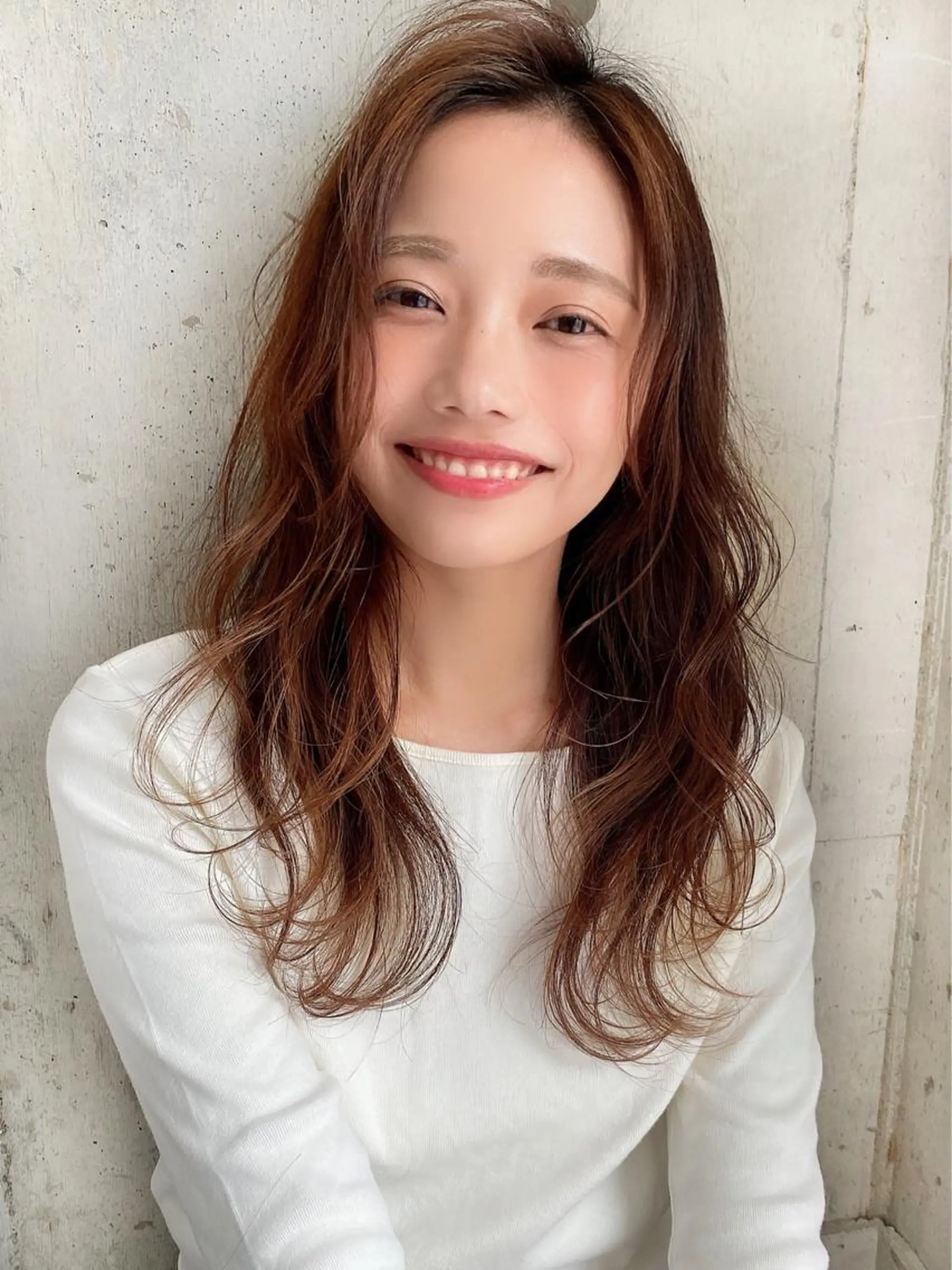 ロング カラー ロング カット 縮毛矯正 トリートメント ツヤ髪になりたい方へ 🩷柴田知亜希のヘアスタイル