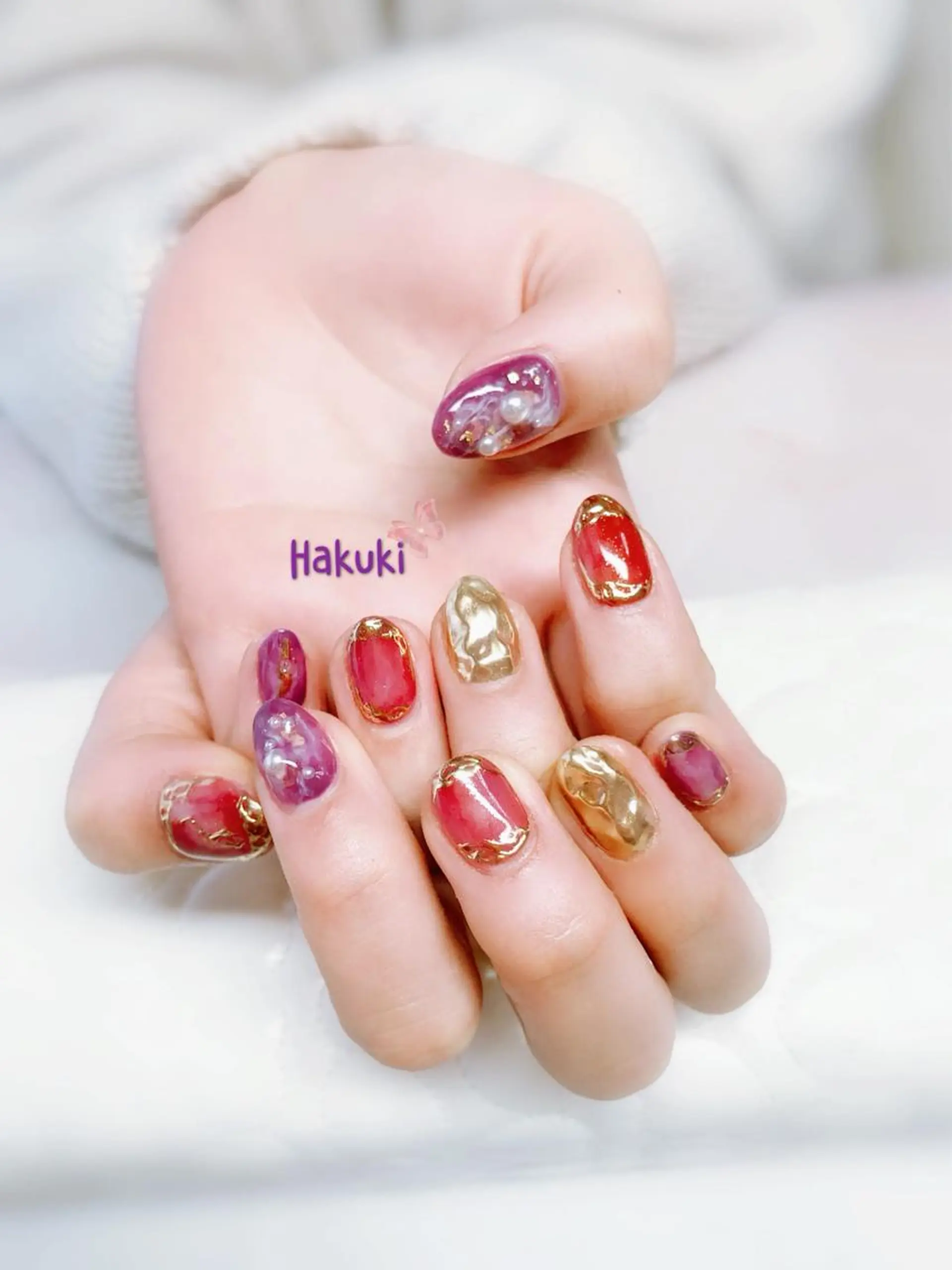 ネイル ハク キのネイルデザイン
