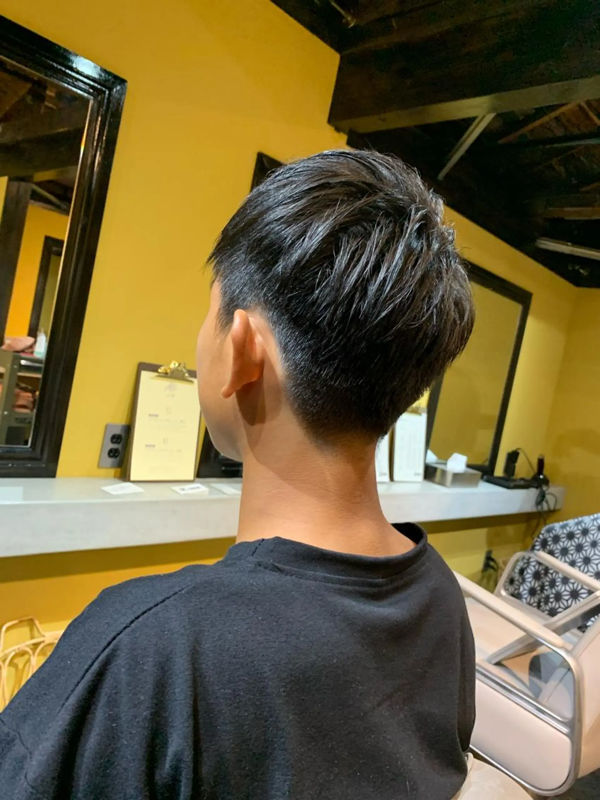 ショート メンズ 学生(メンズ向け) 刈り上げ 学生 ショートヘア メンズカット/パーマ 福島区SOSOのヘアスタイル