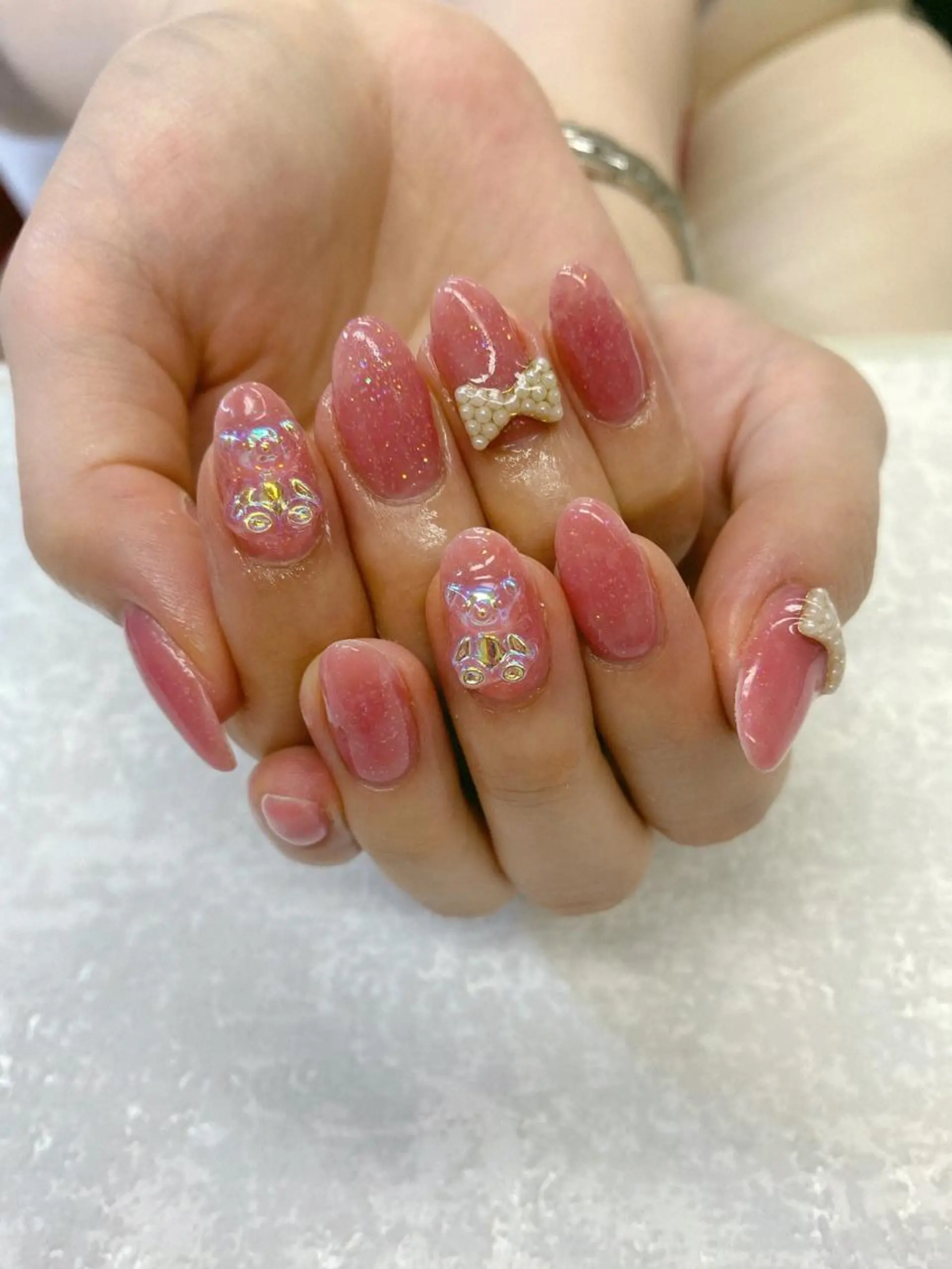 ショート ハンドネイル JNA認定講師🌸 RIEのネイルデザイン