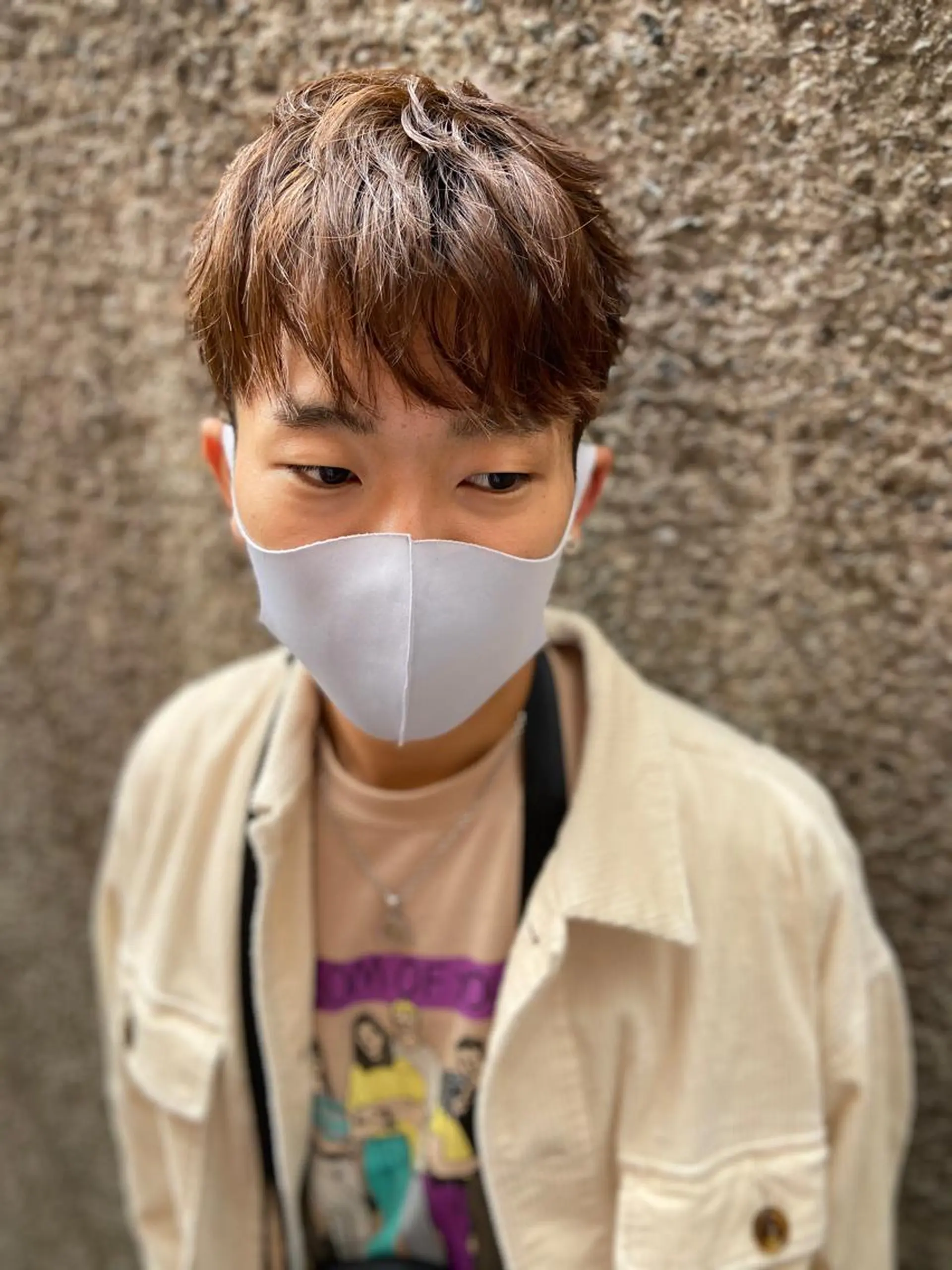 ショート カラー パーマ ヘアアレンジ メンズ メンズパーマ カット CHIC share salon所属・ちこ .のヘアスタイル