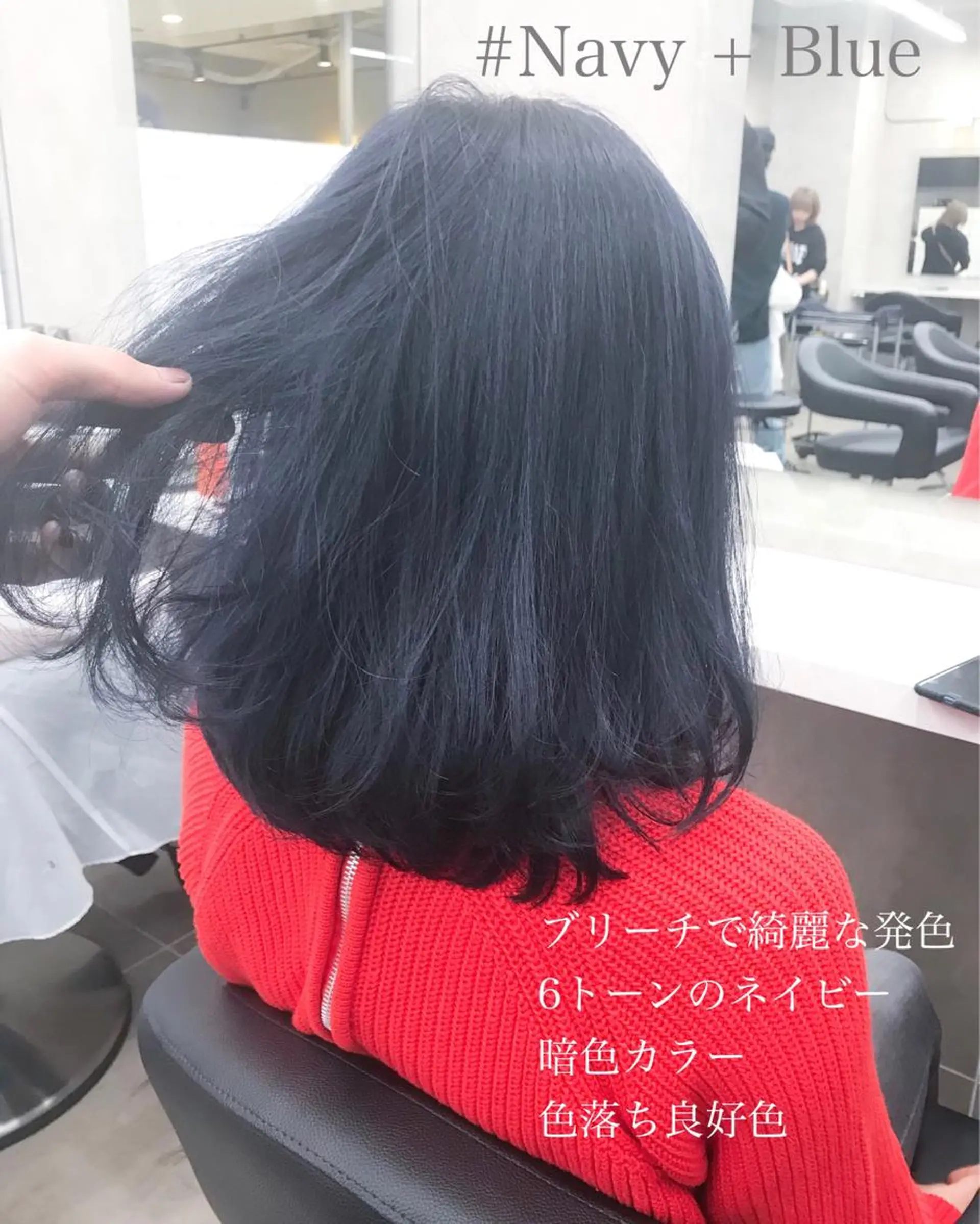 ミディアム カラー ヘアアレンジ 透明感カラー/ 韓国ヘア/縮毛矯正のヘアスタイル