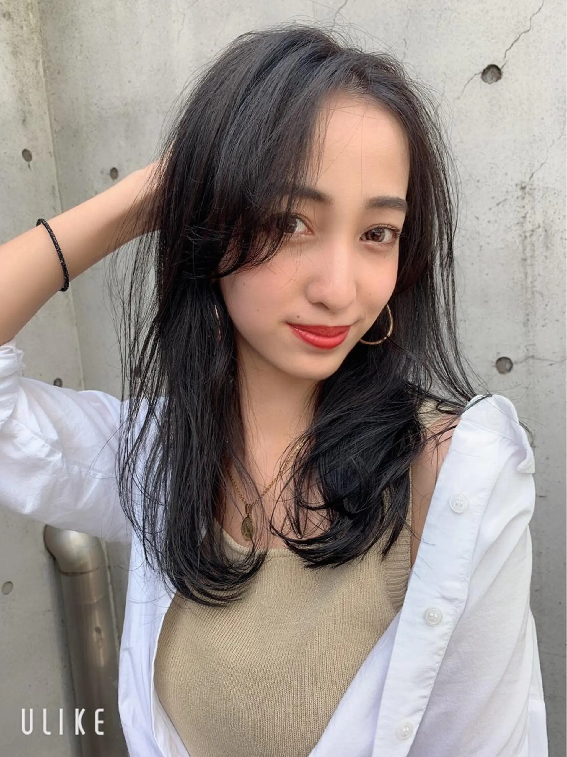 ミディアム カラー メンズ特化 刈り上げない/金井のヘアスタイル