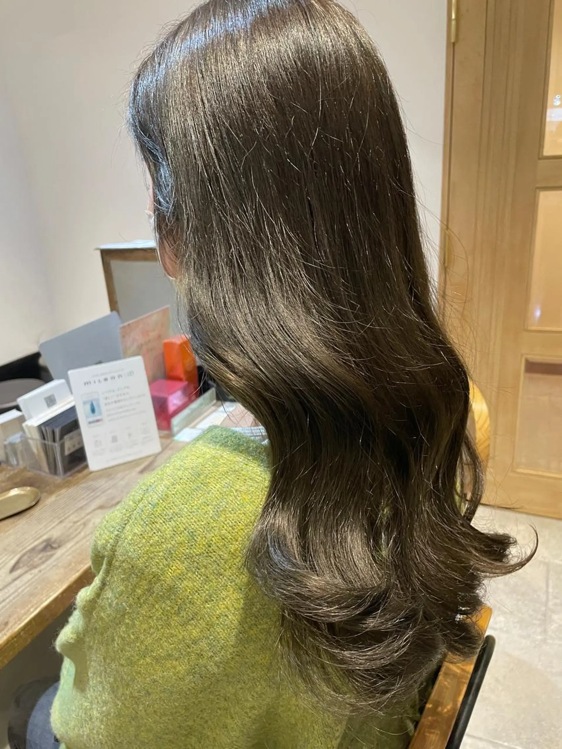ロング カラー カット ヘアカラー トリートメント newi梅田🫧韓国 ヘア🫧sakiのヘアスタイル