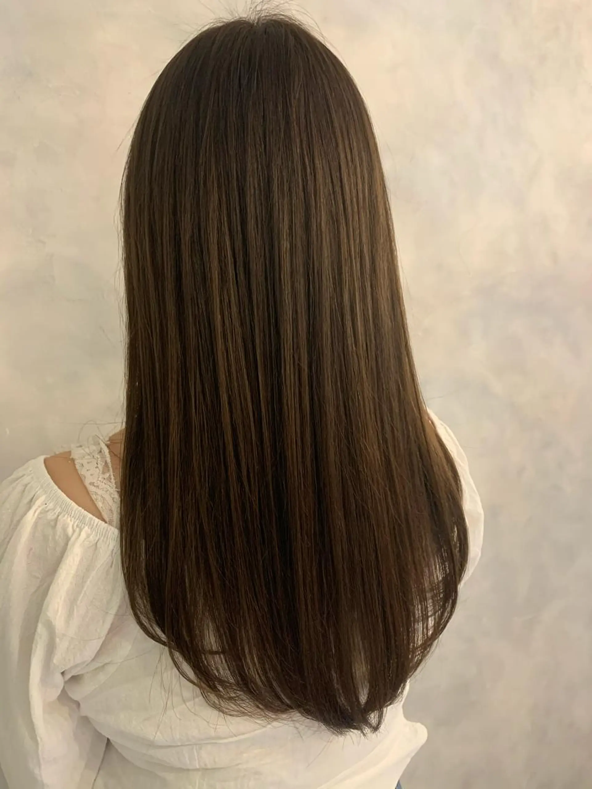ロング カット 縮毛矯正 韓国ﾍｱ&ｼｮｰﾄ ボブ💜桑原のヘアスタイル