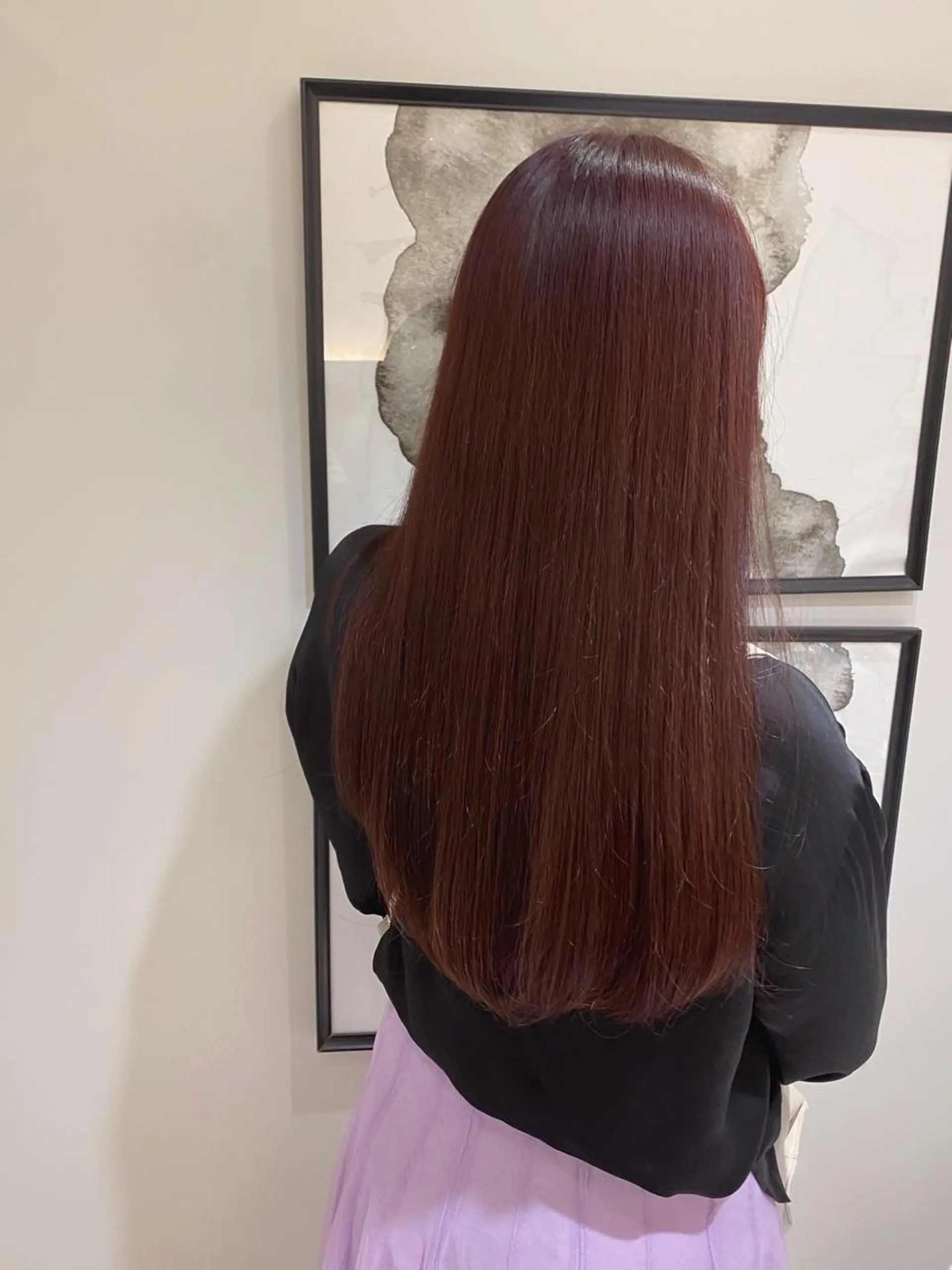 ロング カラー ブラウンカラー イルミナカラー sio.nail&eyebrow salon shimokitazawa2号店所属・nailist mana𖤐´-のネイルデザイン