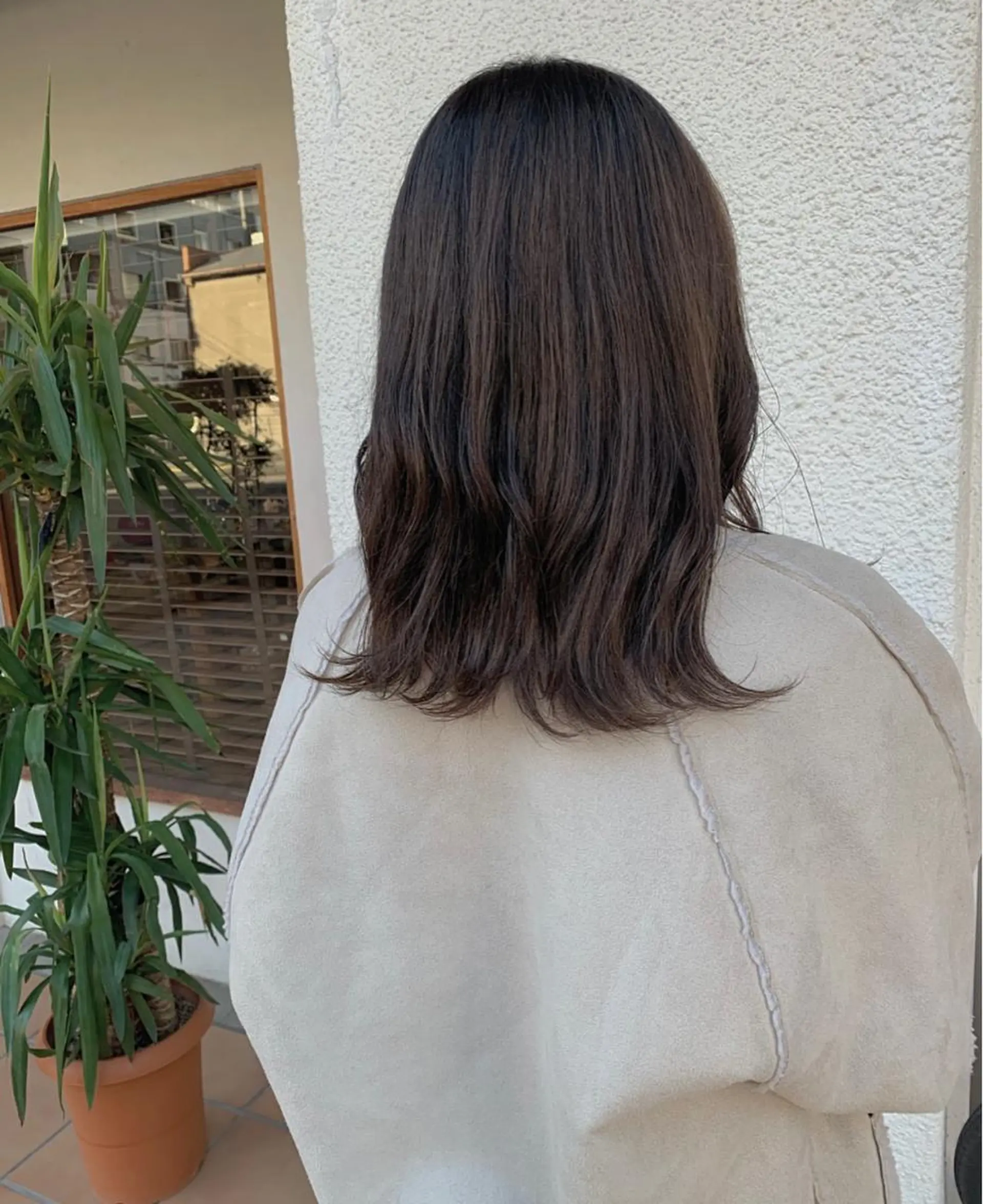セミロング カラー ヘアアレンジ カット ヘアカラー トリートメント 中津/柔らかカラー/ ナガオ　イズミのヘアスタイル