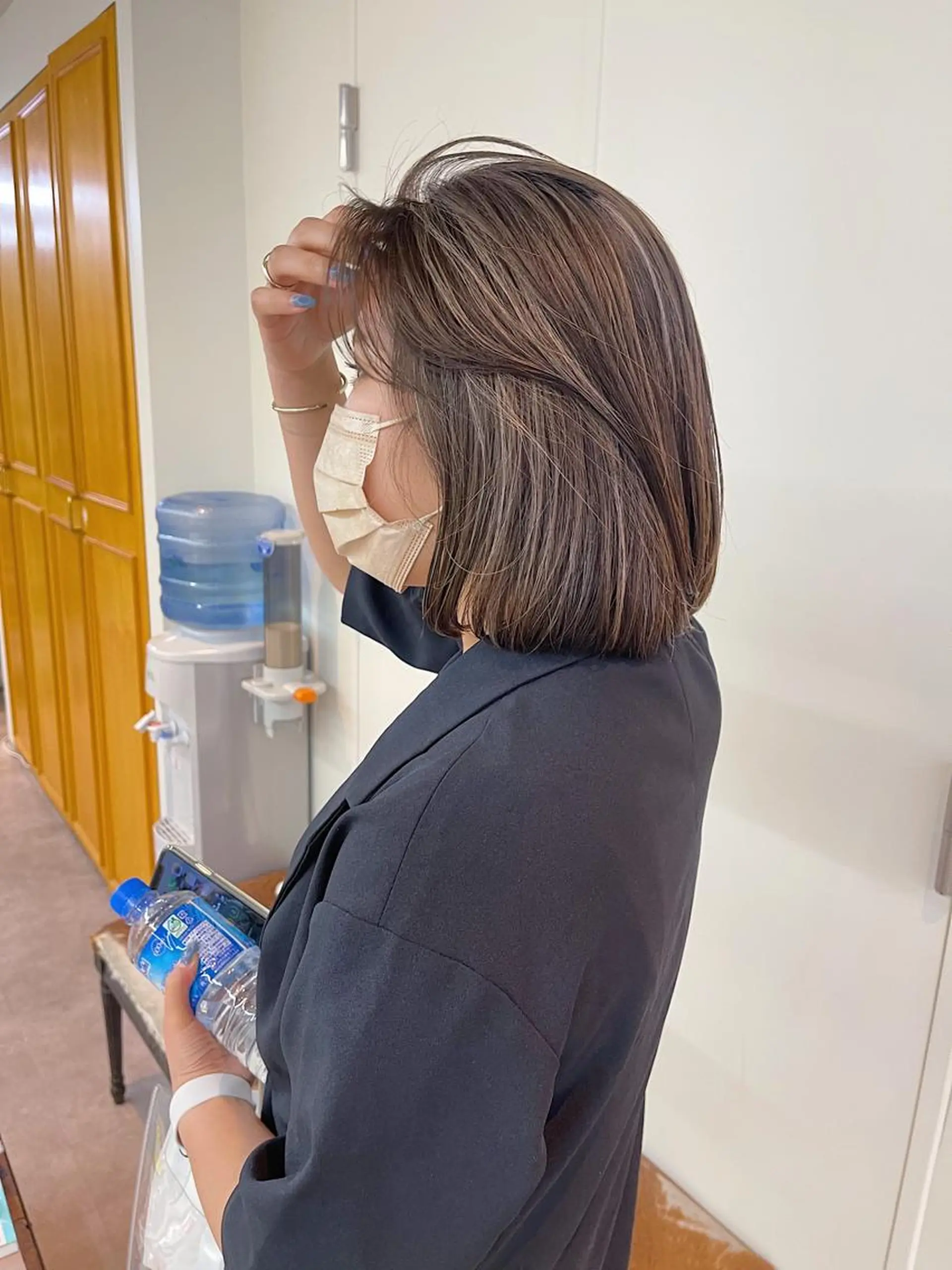 ショート カラー ハイライトカラー ハイライト かきあげバング ヘアカラー トリートメント 丁寧なカウンセリング 🌿KENTA🌿のヘアスタイル