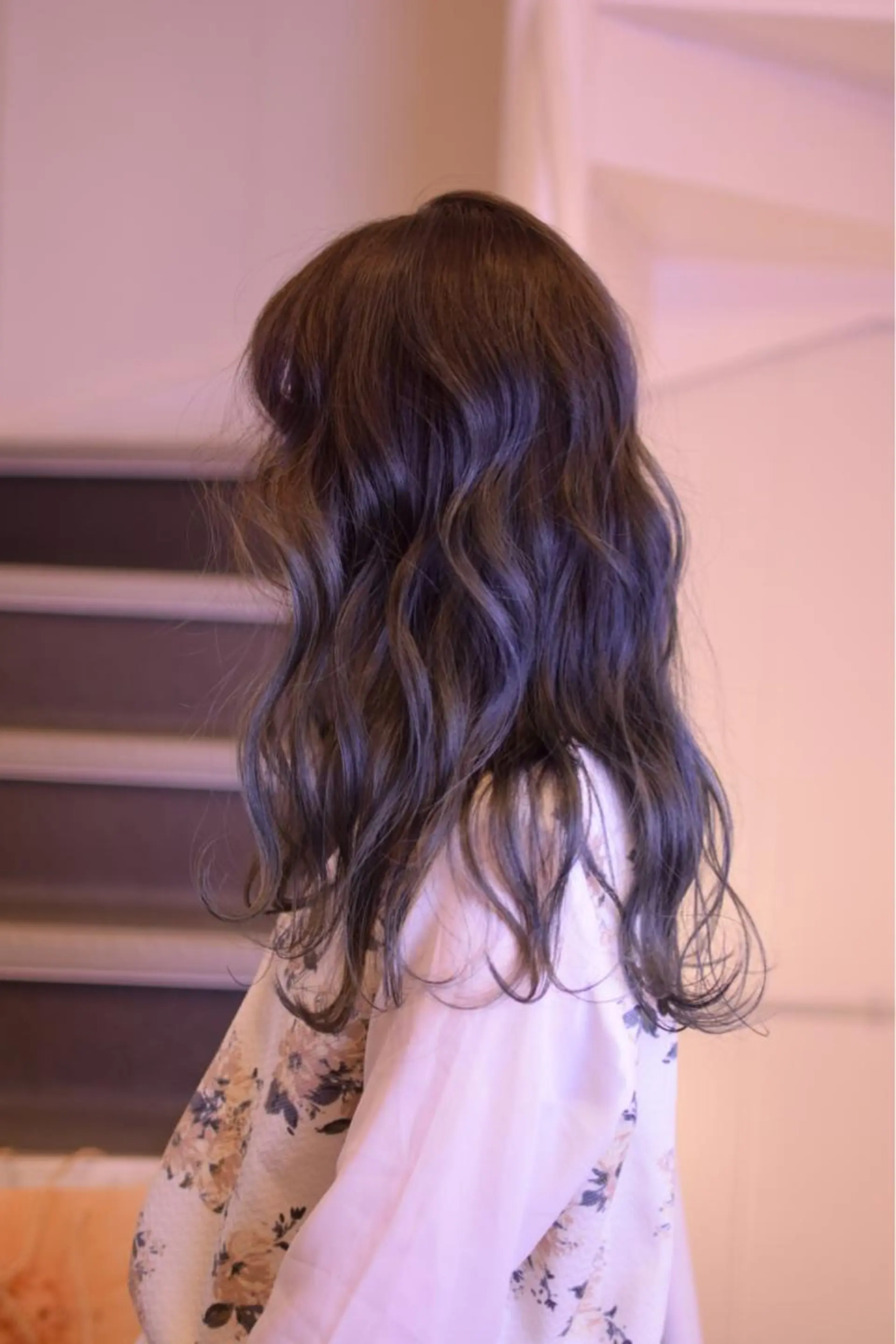 ロング カラー ケアブリーチ白髪染め TAKUMIのヘアスタイル