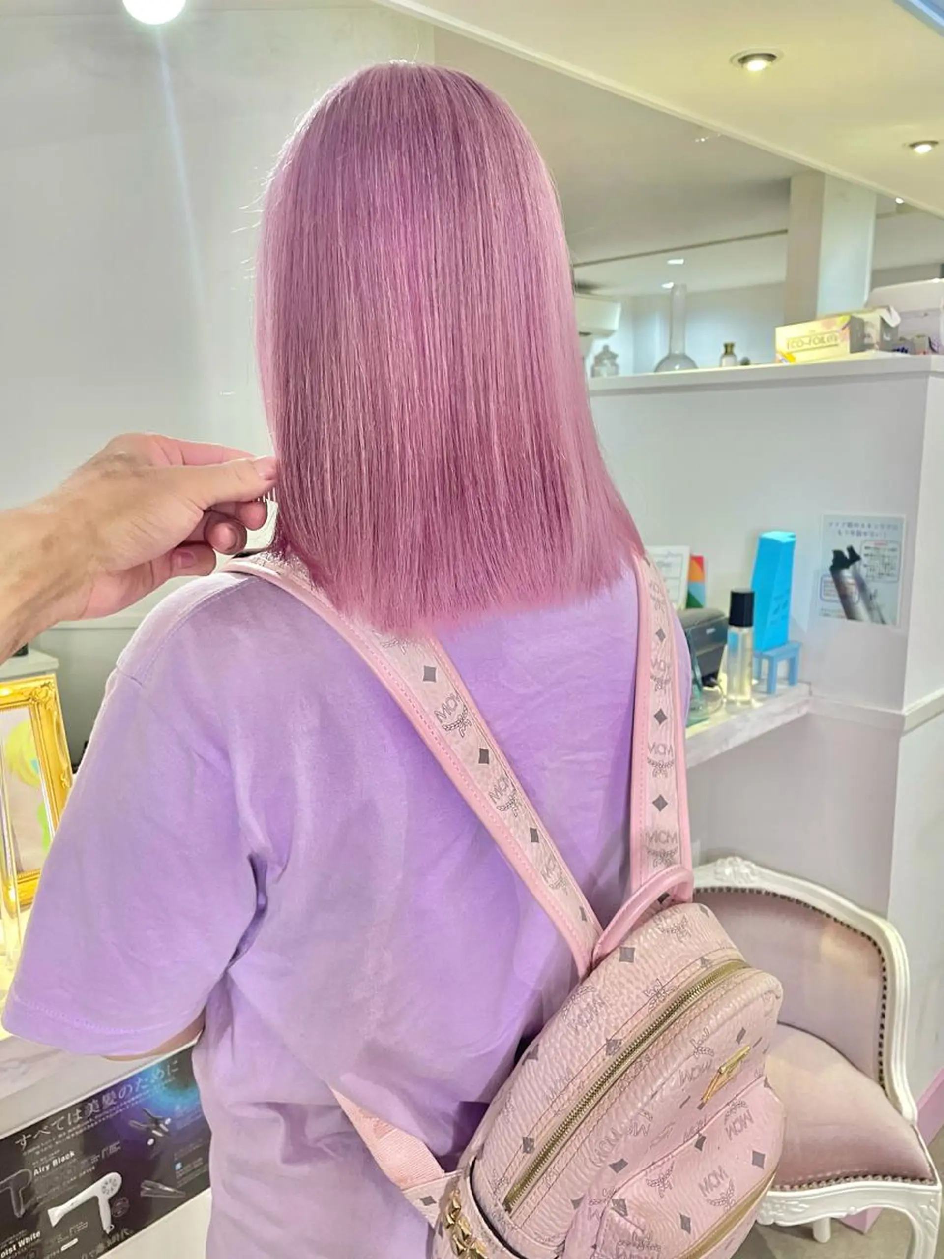 ミディアム ヘアカラー トリートメント Lit所属・Lit.豊橋 夏目のヘアスタイル