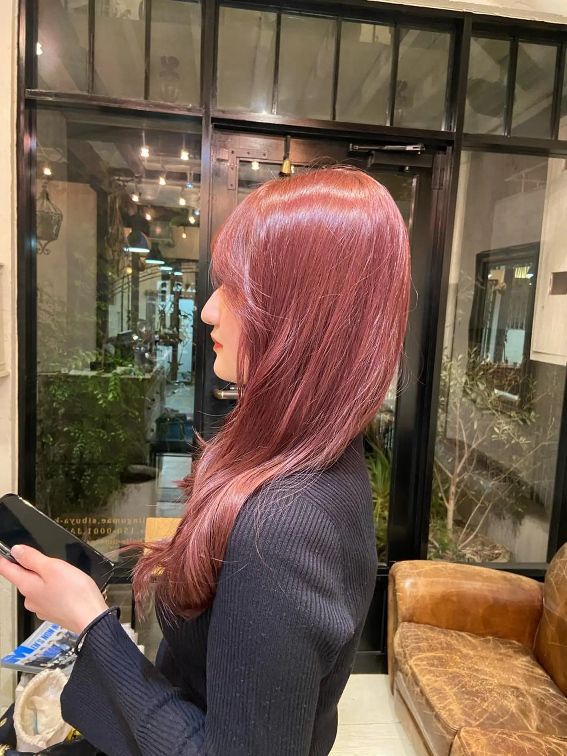 カラー ブリーチ ブリーチなしカラー ダメージレス美容師 🌱水島侑理のヘアスタイル