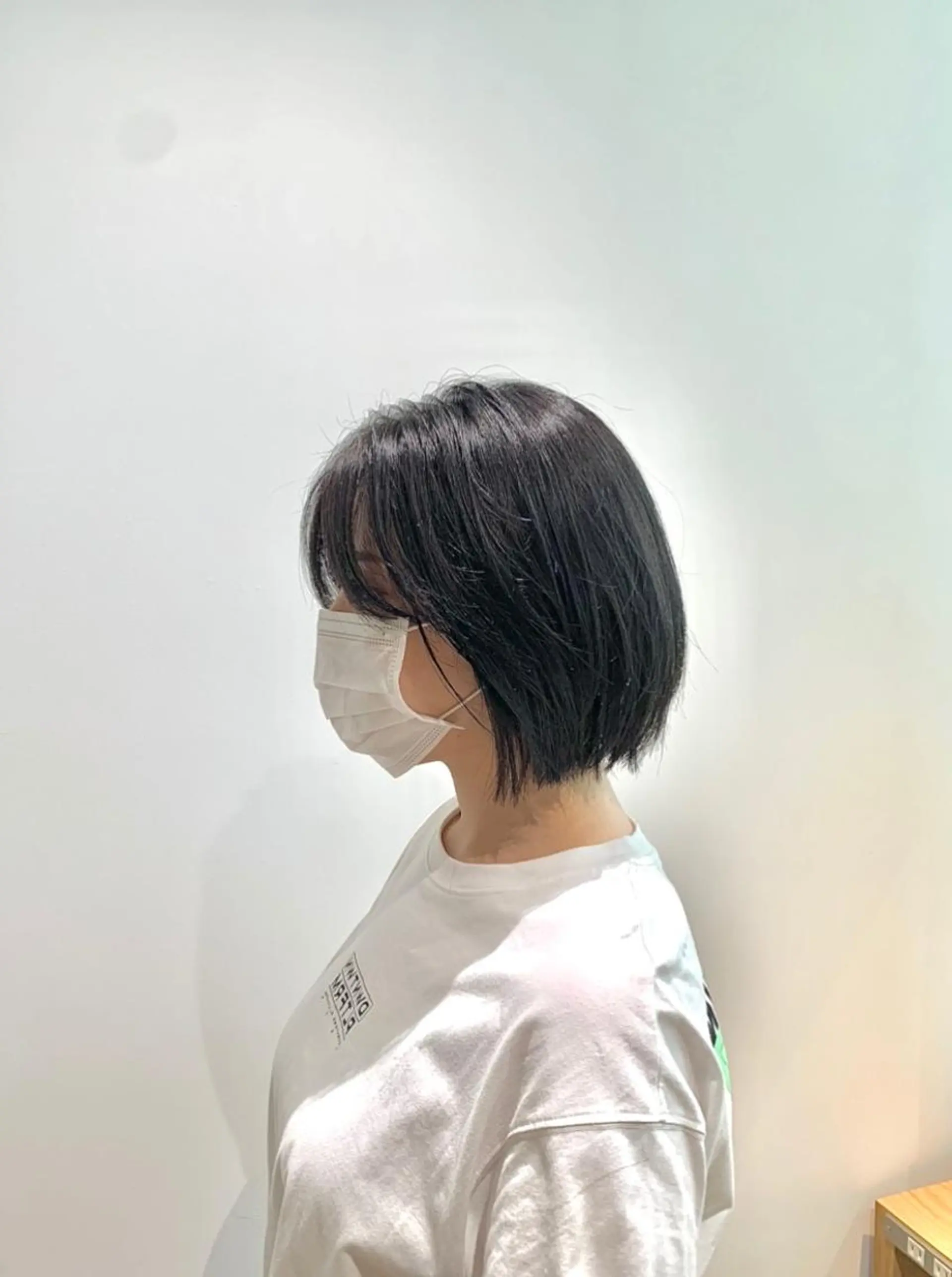 セミロング カラー カット ヘアカラー トリートメント GO TODAY SHAiRE SALON 梅田店所属・柔らかくすみカラー ボブ/ショートのヘアスタイル