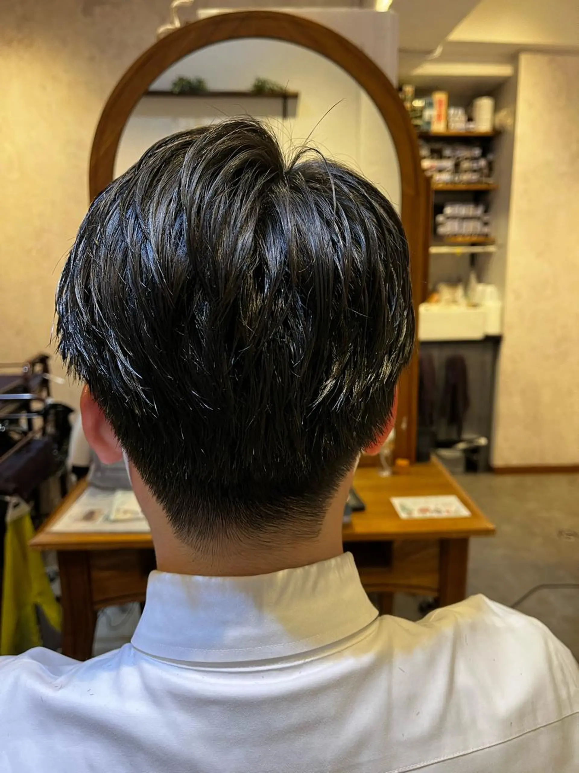 ショート メンズ ビジネス ショートヘア Hair relaxation drop大森所属・佐藤槙哉 サトウシンヤのヘアスタイル