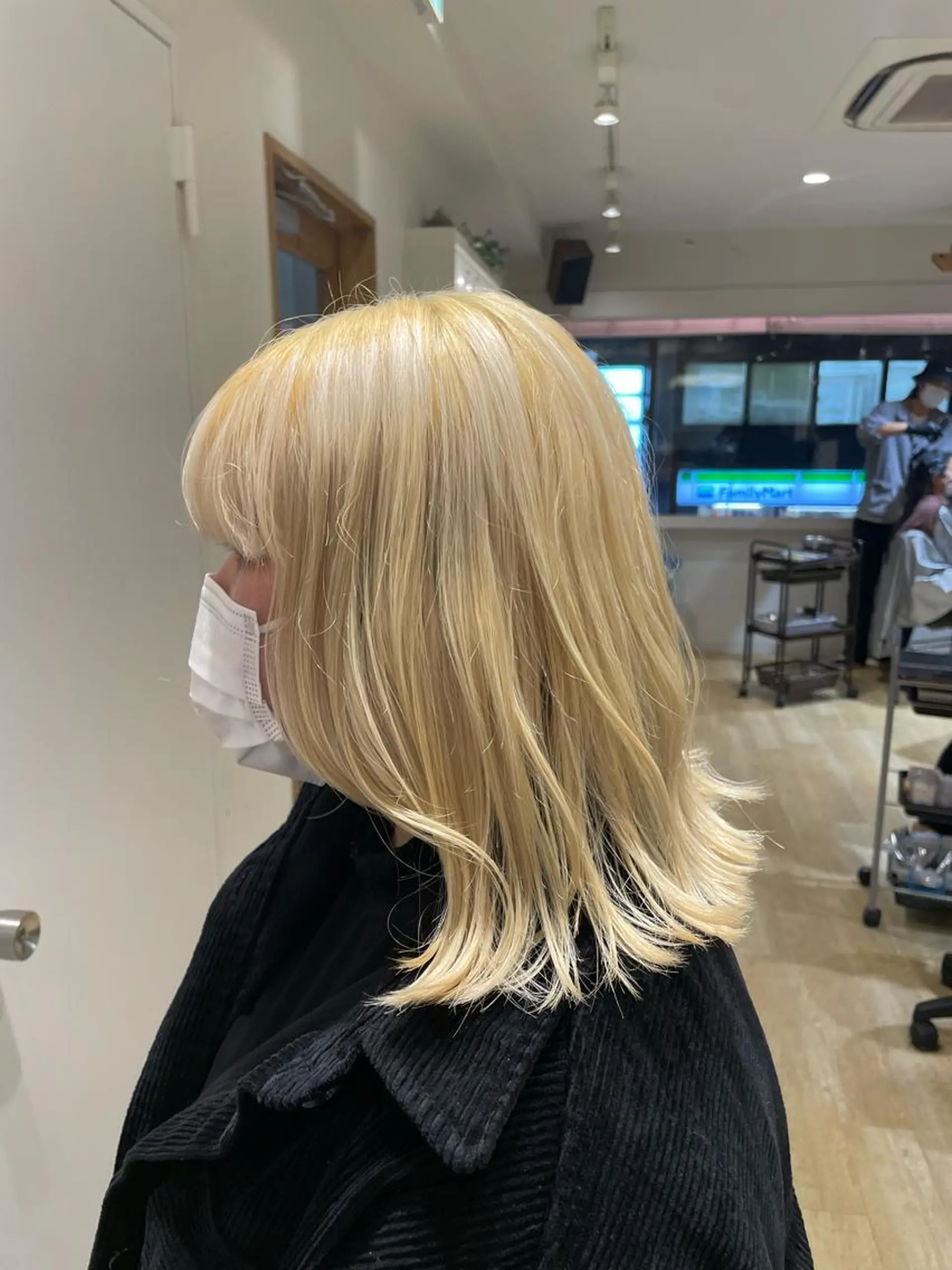 ミディアム カラー パーマ ヘアアレンジ メンズ キッズ ネイル マツエク・マツパ アイブロウ 新宿　副店長 新井彩斗のヘアスタイル