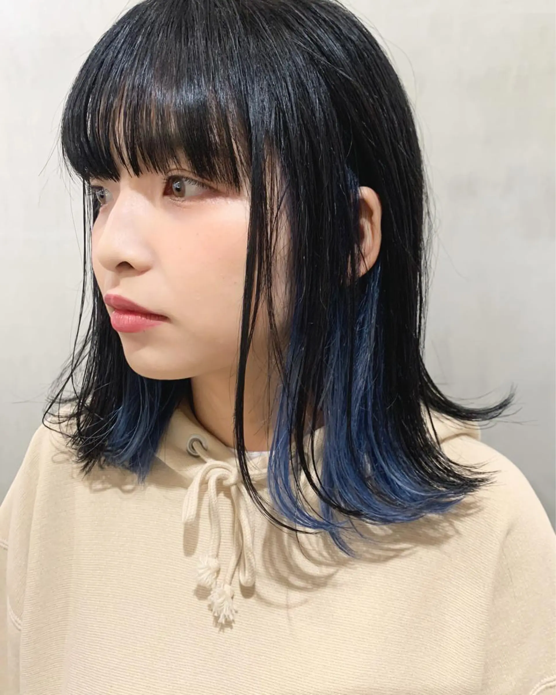 ミディアム カラー ヘアカラー トリートメント 優 作のヘアスタイル