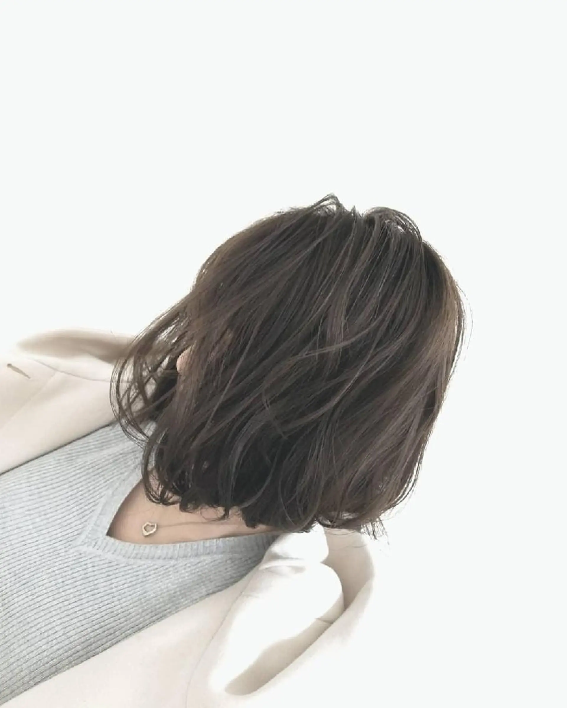 ミディアム ボブ 似合わせカット カット LaRmE 代表　穂原大和のヘアスタイル