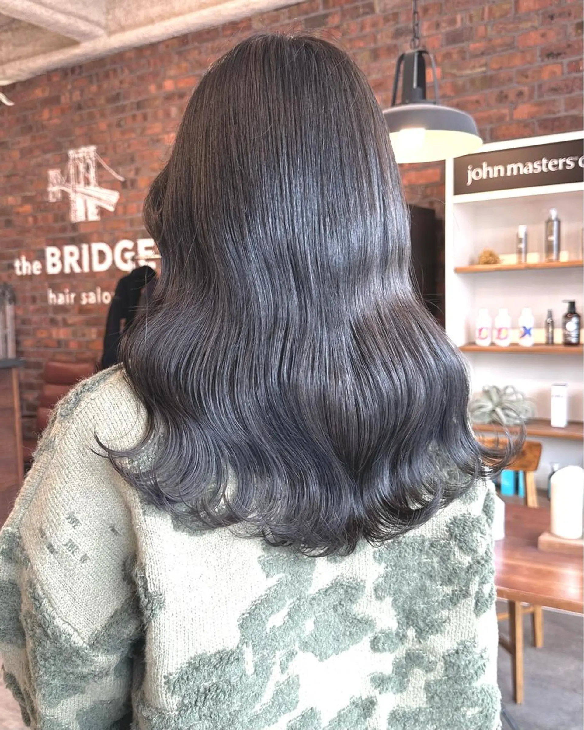 セミロング カラー カット ヘアカラー トリートメント 村田 来倖のヘアスタイル