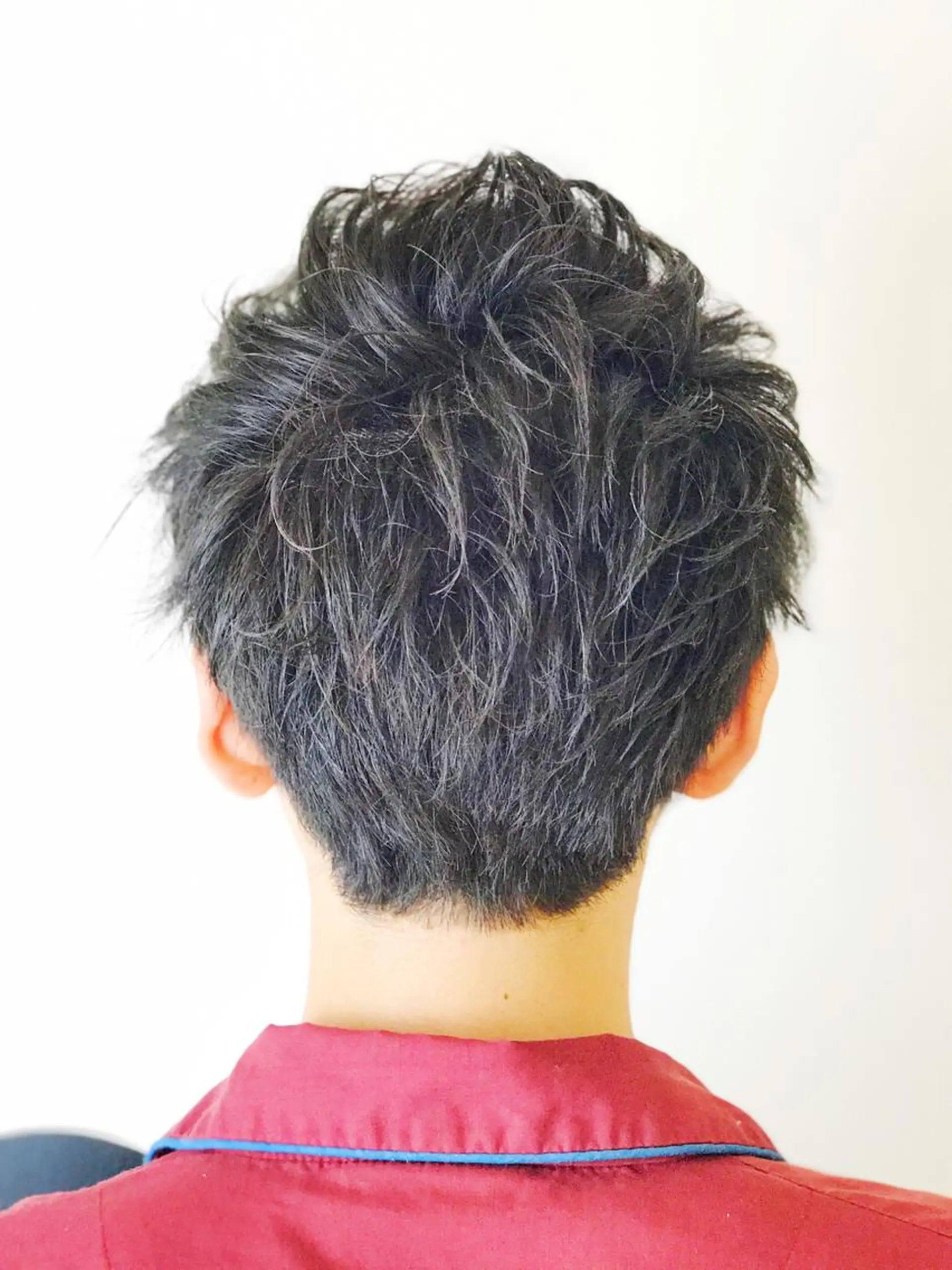 ショート パーマ メンズ 赤み消しカラー /透明感カラー 上長のヘアスタイル