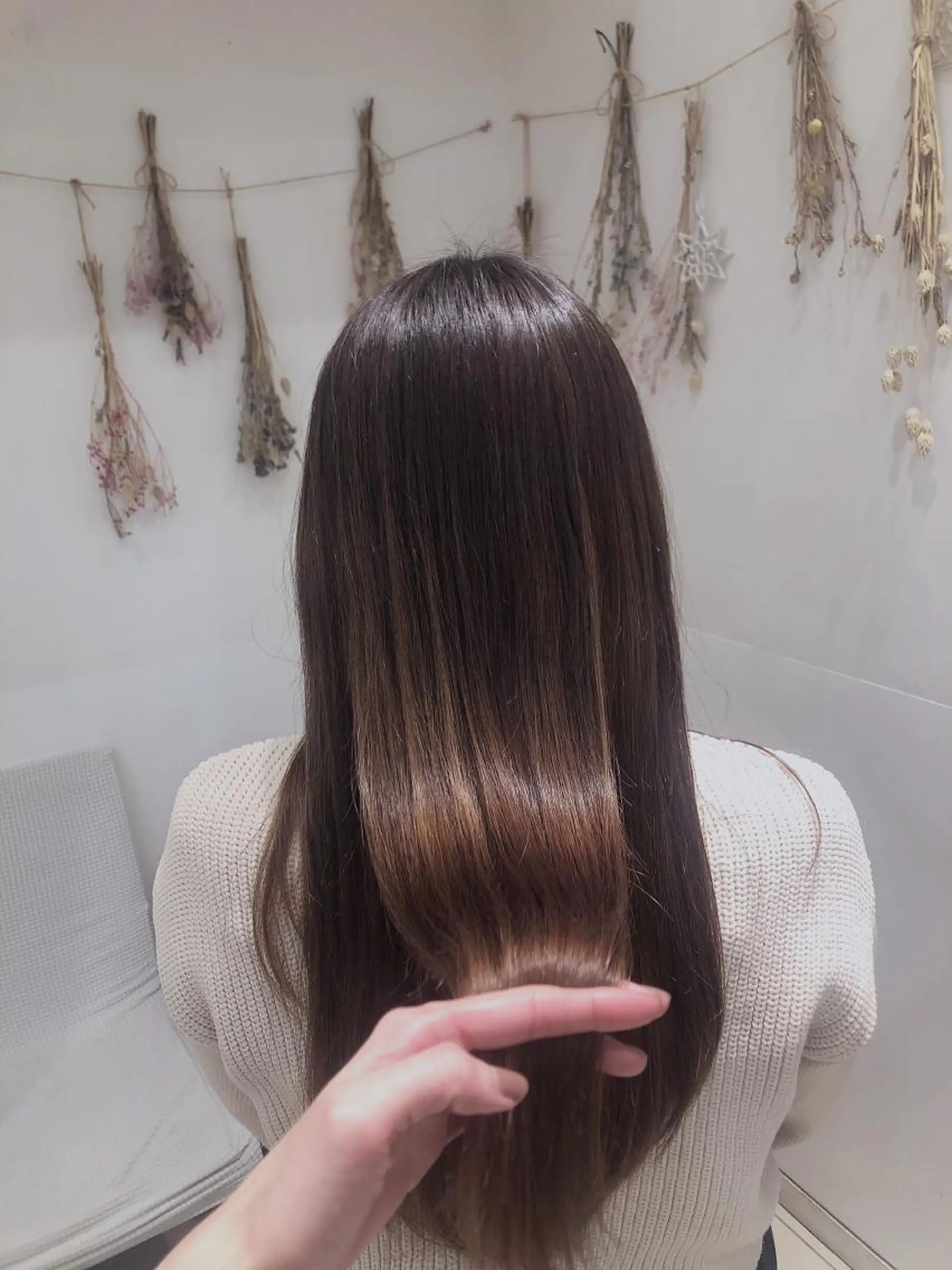 ロング パーマ ストレートパーマ はだゆうき @hadadan08のヘアスタイル