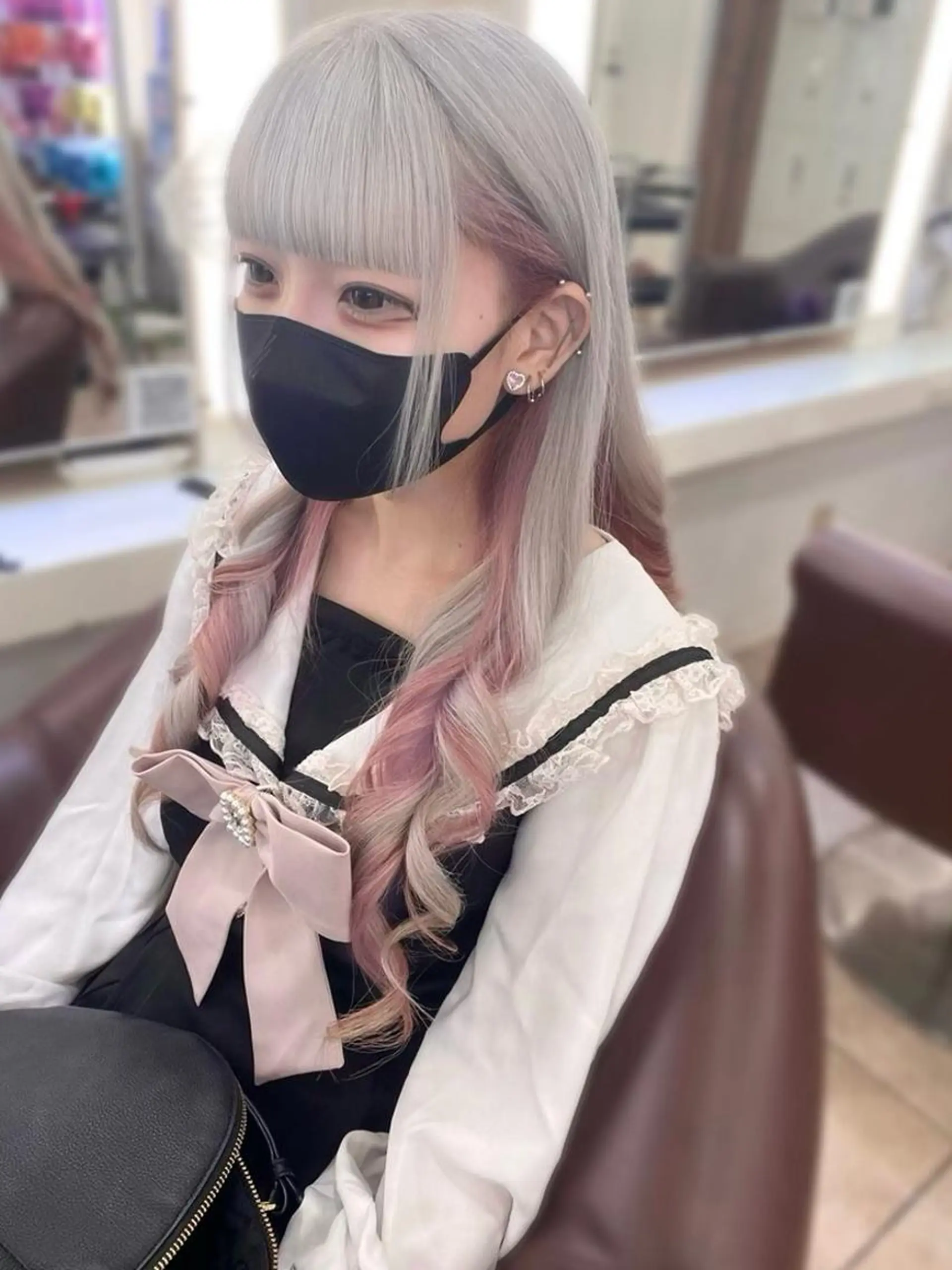 セミロング カット ヘアカラー トリートメント エクステ 🦋 SHION 🦋のヘアスタイル