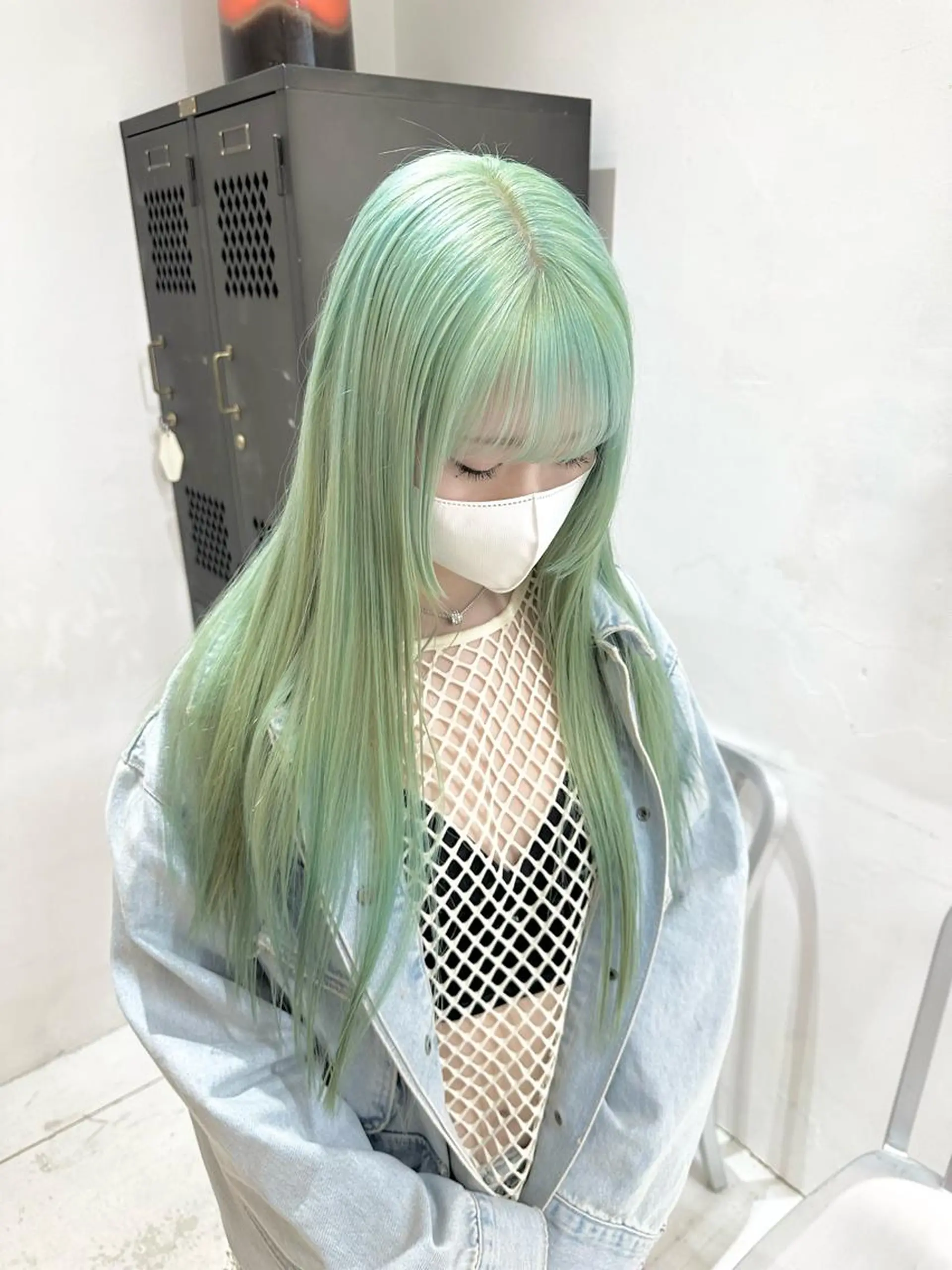 ロング カラー ヘアカラー トリートメント kai .のヘアスタイル