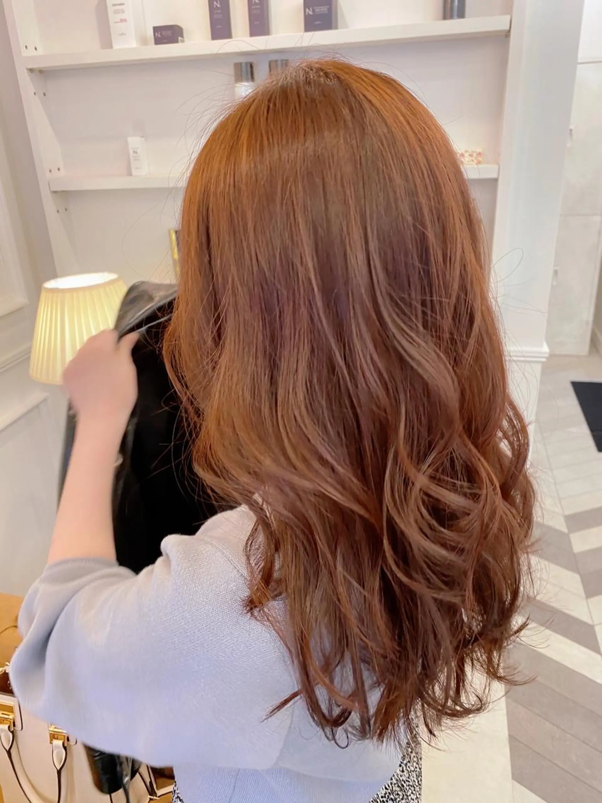 ロング ヘアカラー トリートメント 🌟天王寺ヘアセット 🥑アレンジ師🌟のヘアスタイル