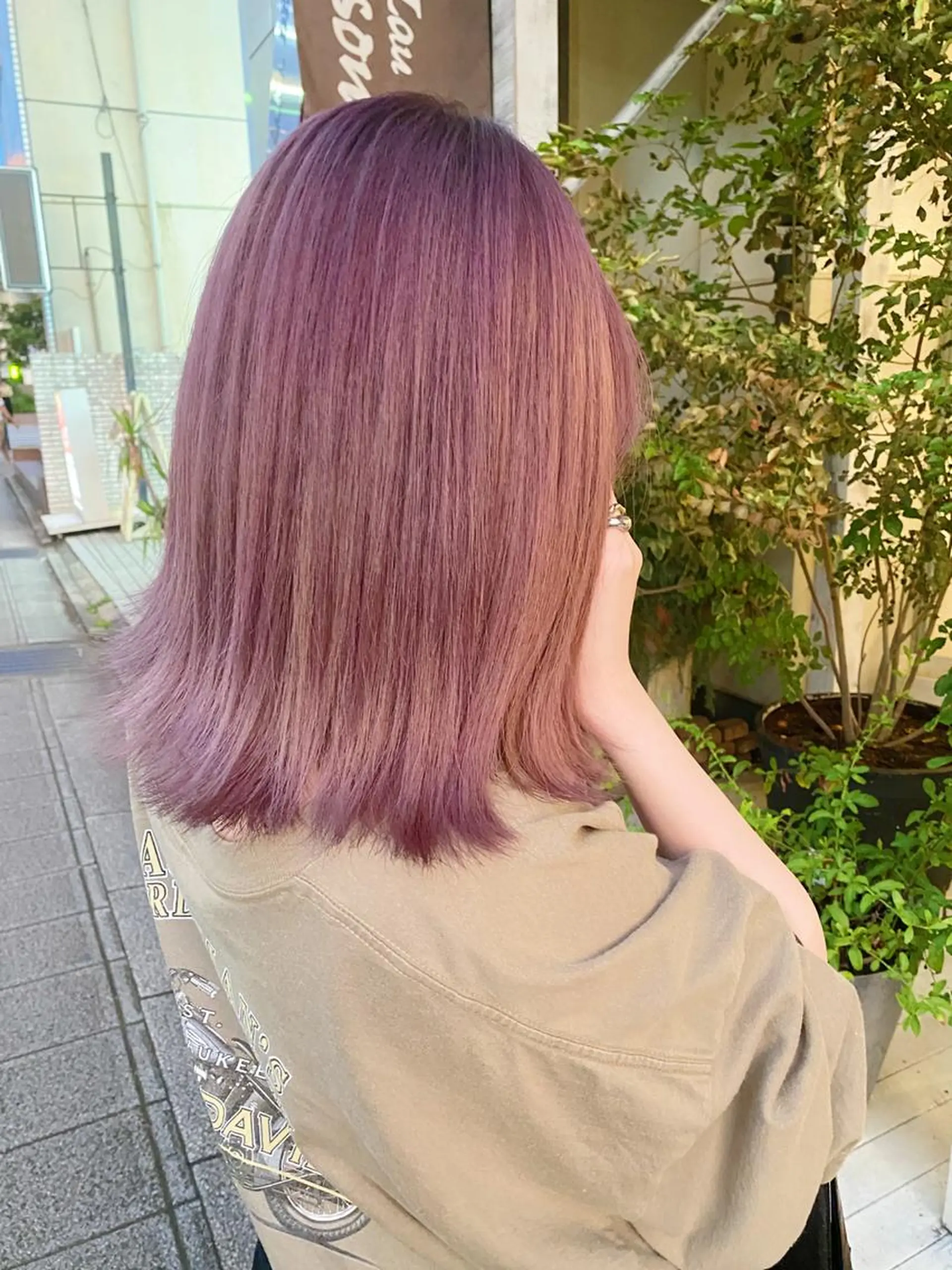 カラー ミディアム カット ヘアカラー トリートメント 入江 允のヘアスタイル