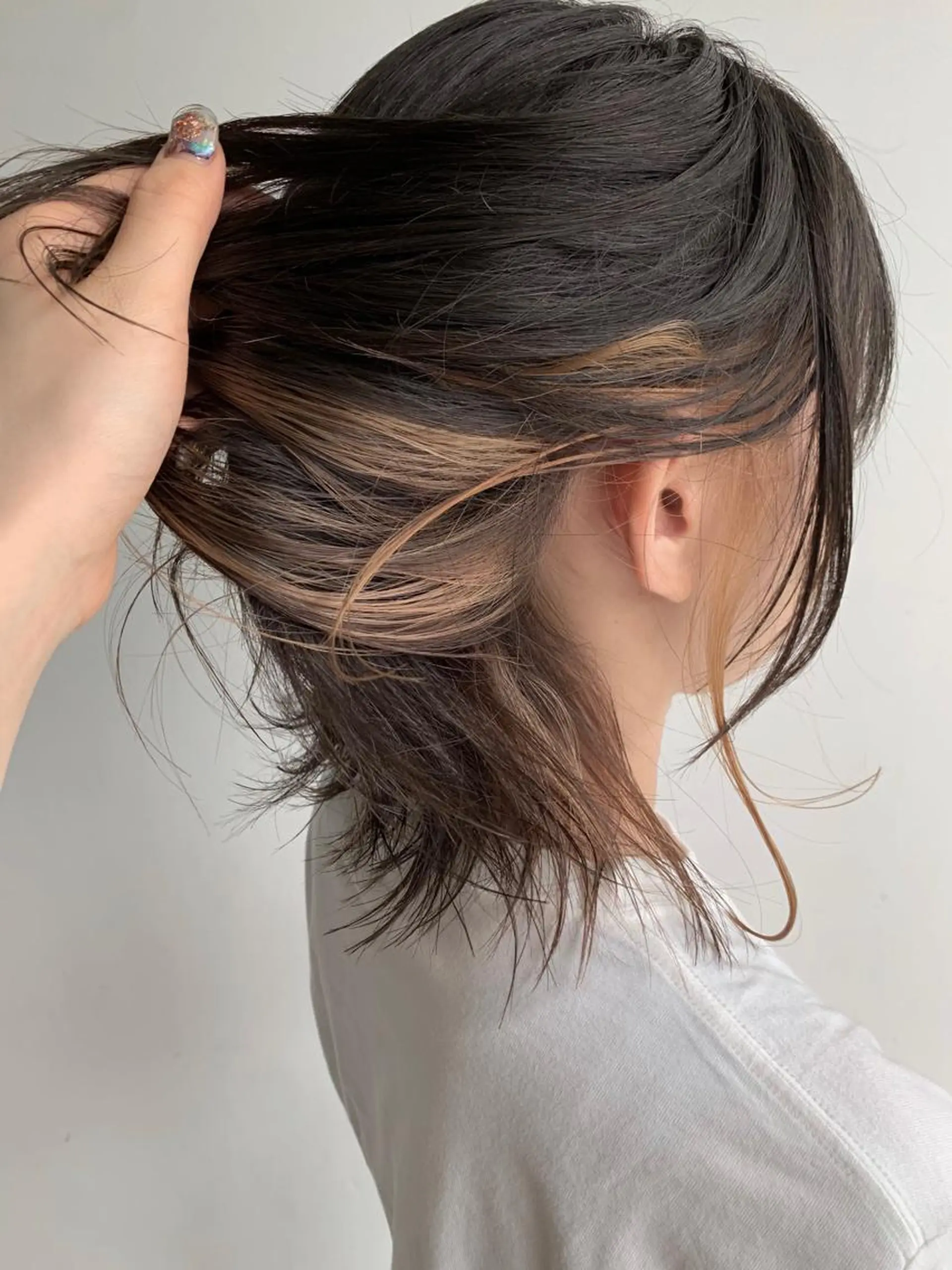 ミディアム カラー カット ヘアカラー トリートメント ally hairsalon所属・Emi .のヘアスタイル
