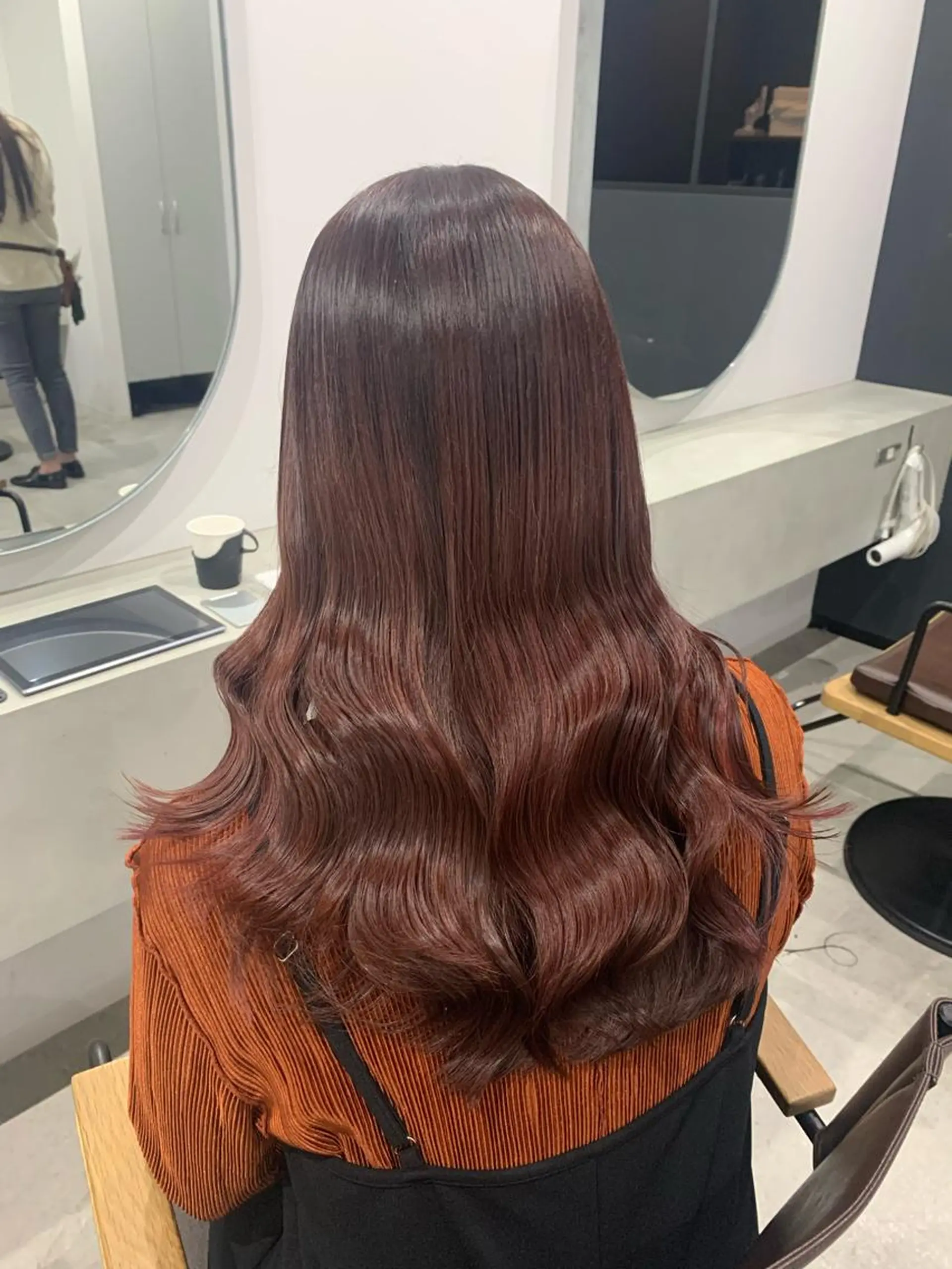 ロング カラー カット ヘアカラー トリートメント traceby8所属・traceby8 小濱彰太のヘアスタイル