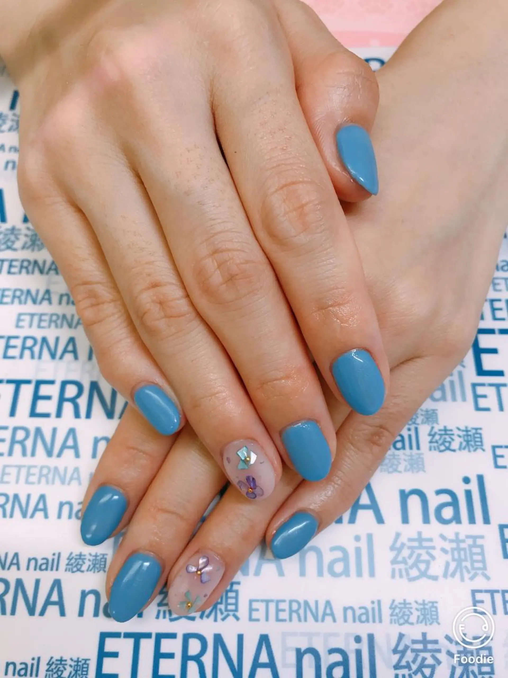 ネイル ワンカラーネイル シンプルネイル プライベートサロン eternanailのネイルデザイン