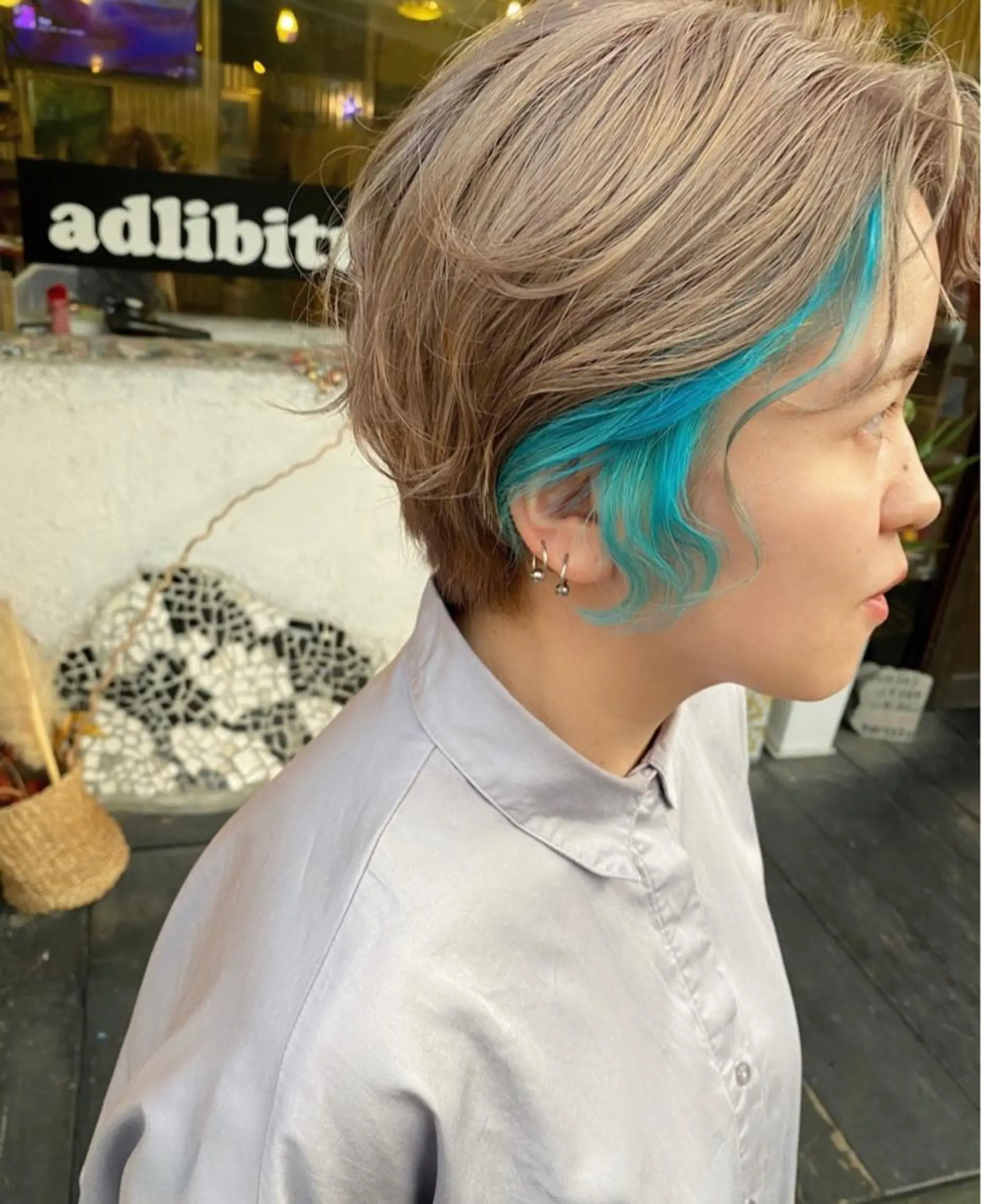 ショート カラー ヘアカラー 玉木 育実のヘアスタイル