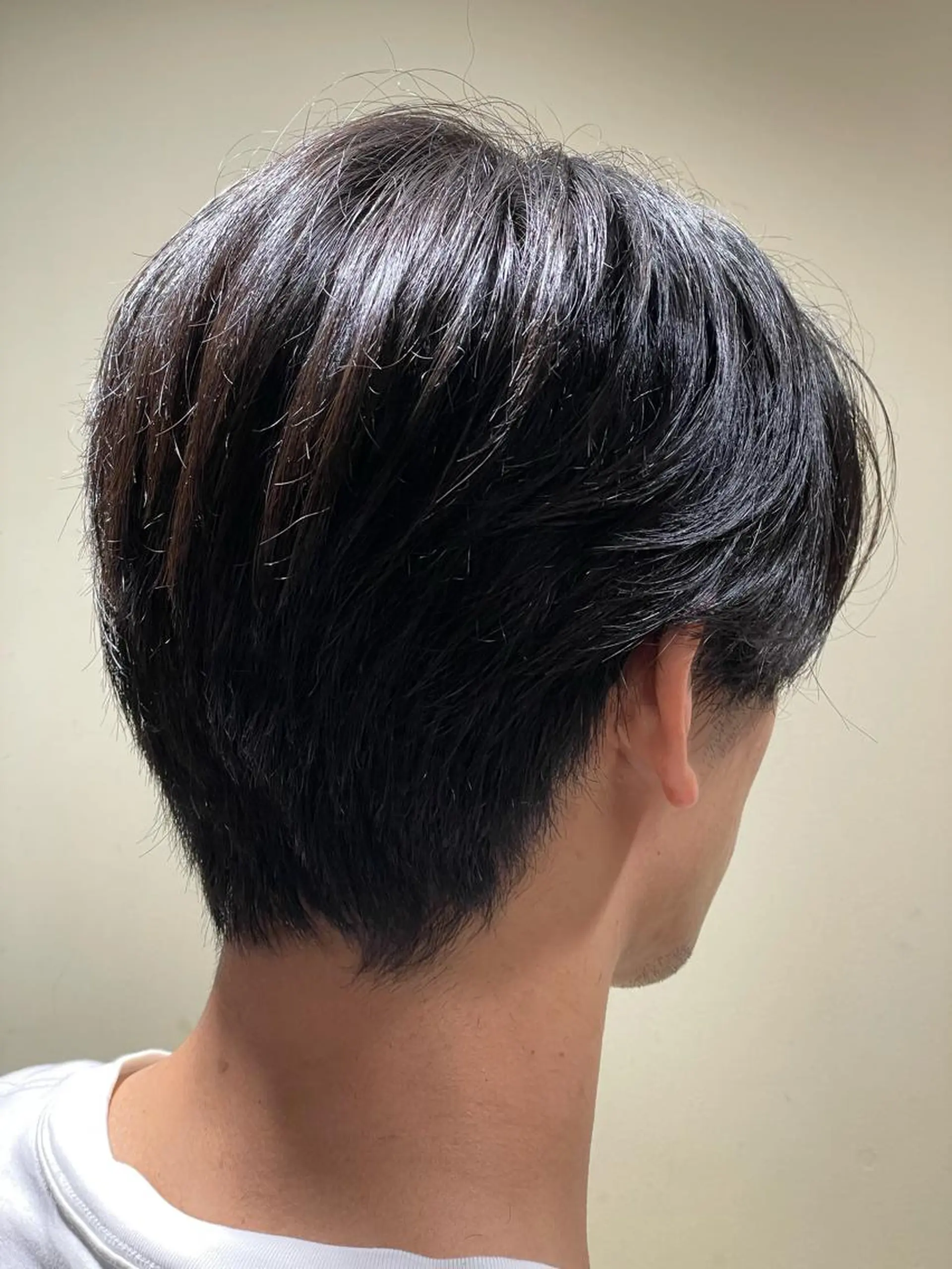 ミディアム 高崎 健司のヘアスタイル