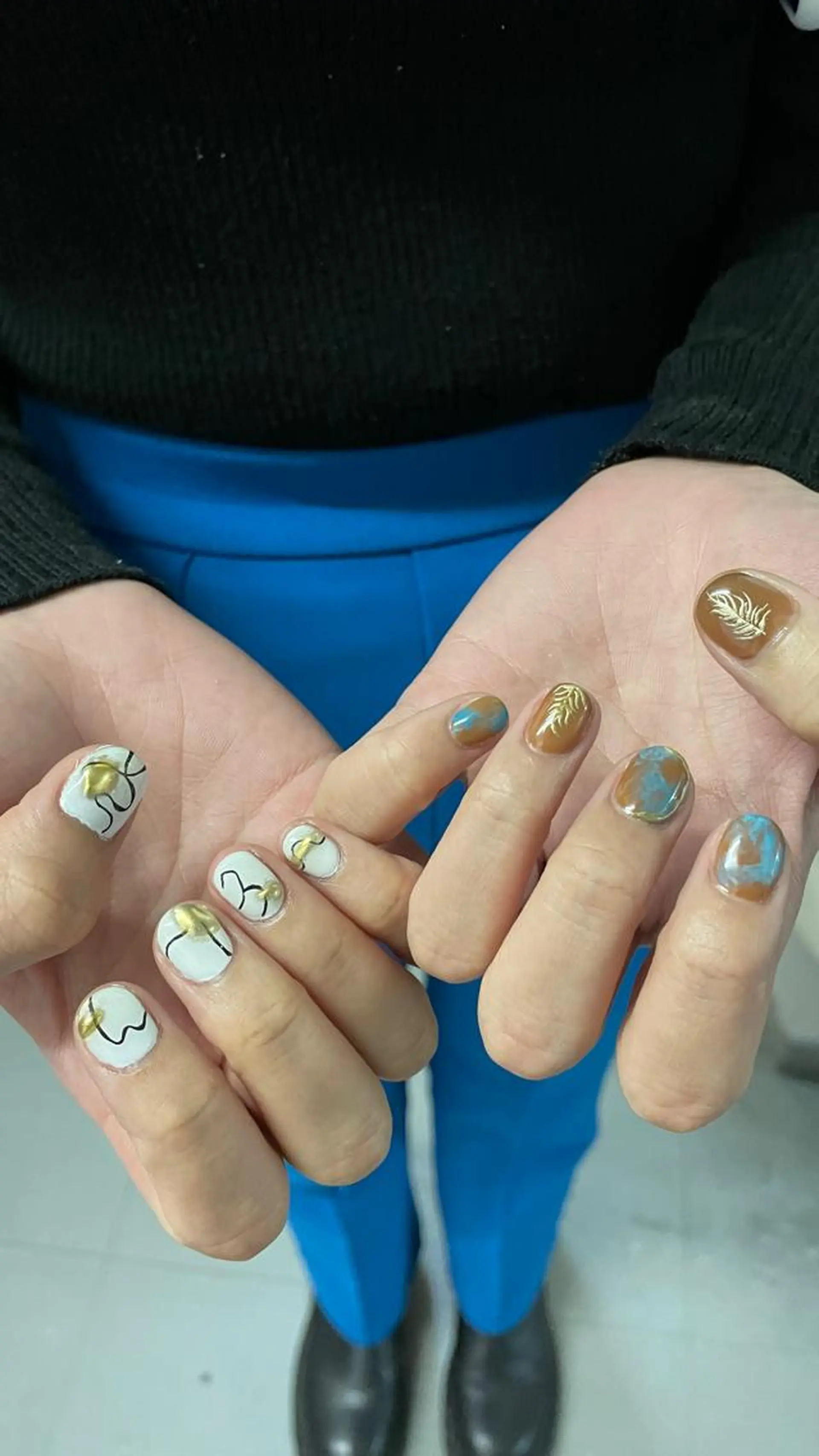 ネイル 栗田 ゆう子のネイルデザイン