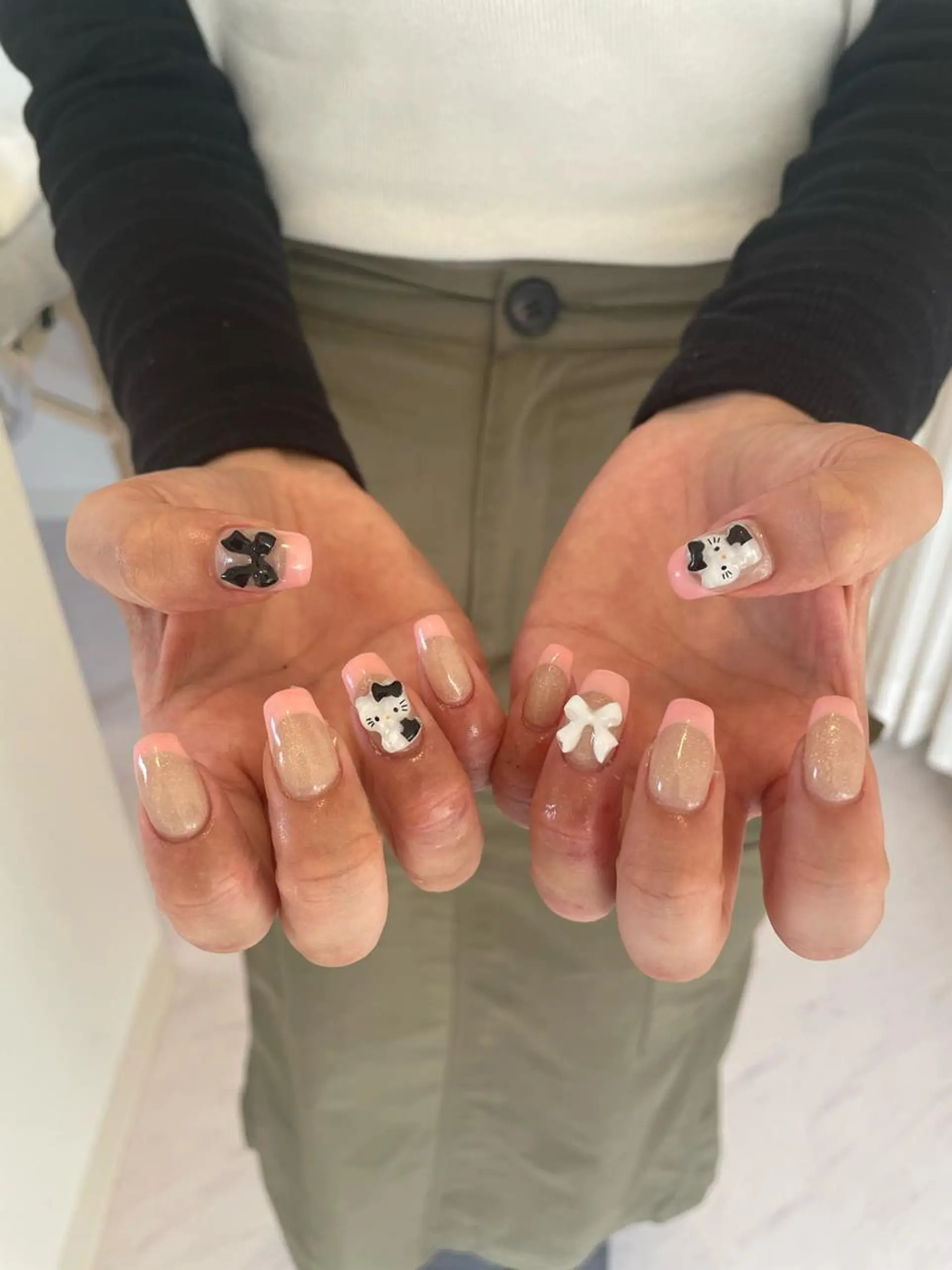 ネイル 束感まつ毛/ネイル/ LED♥KIRARAのマツエク・マツパデザイン