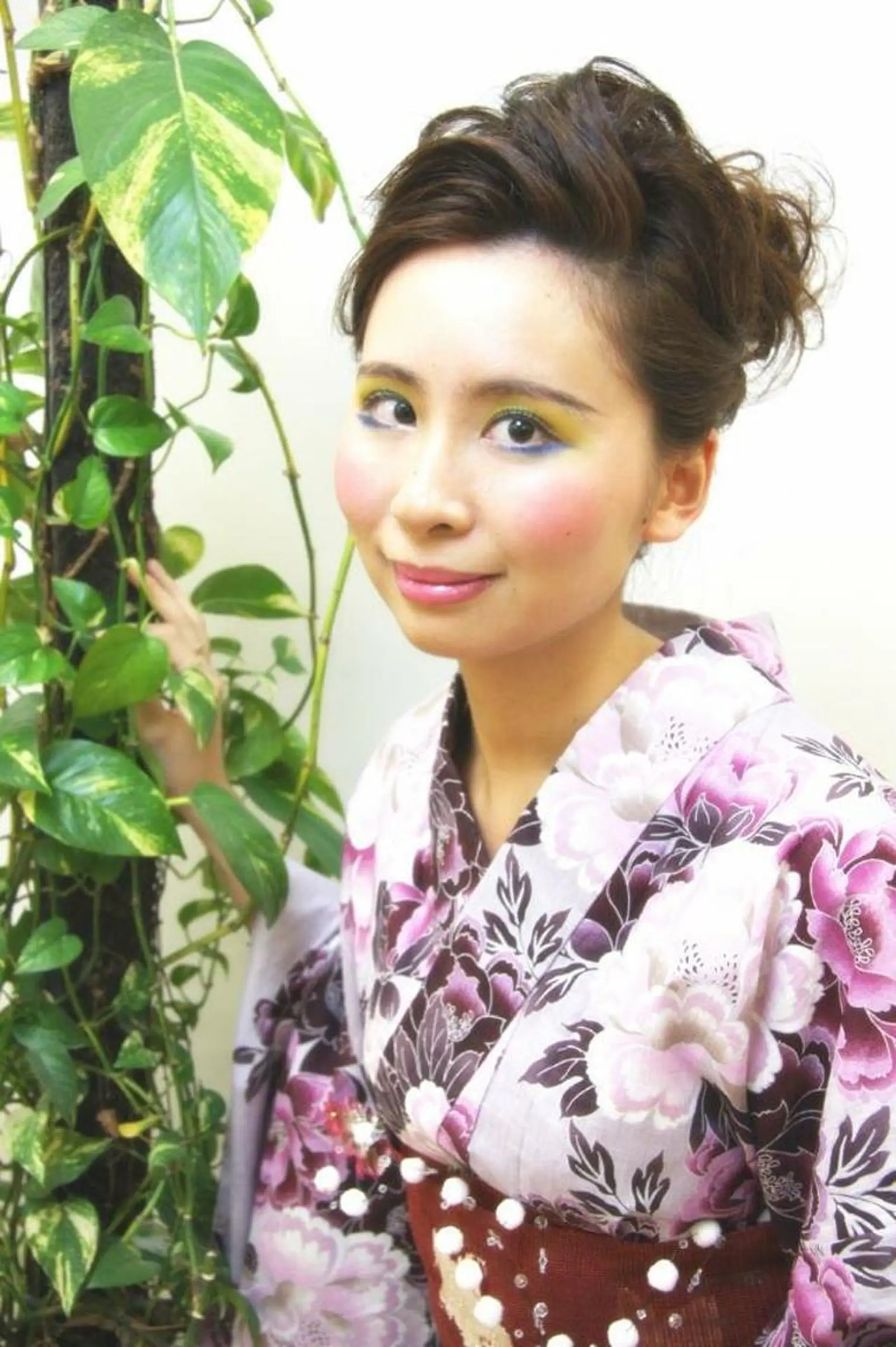 ヘアアレンジ 浴衣 田中 奈布のヘアスタイル