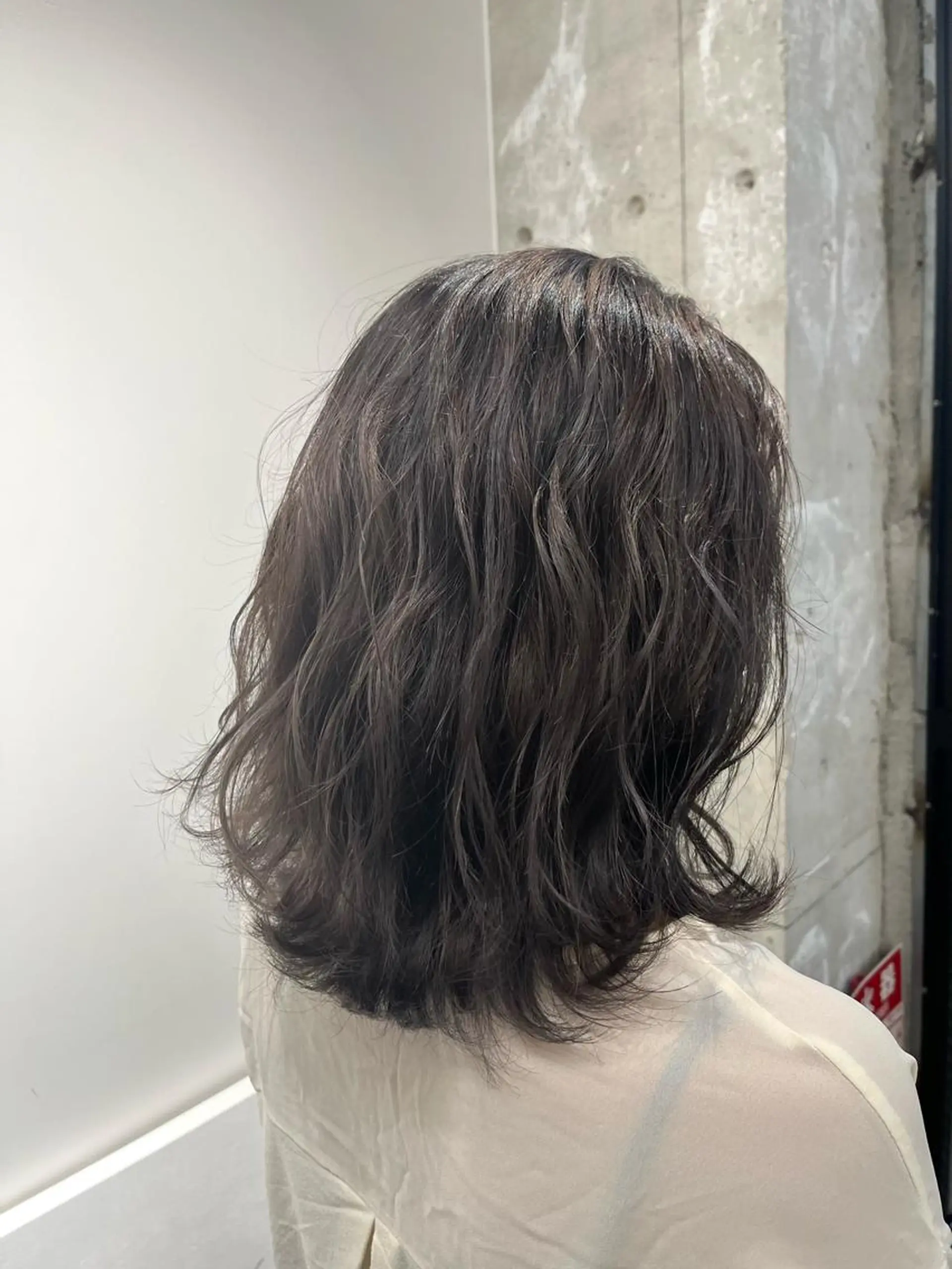 ミディアム カラー ハイライトカラー ハイライト ヘアカラー yuri🌼 N°＋uta*天王寺のヘアスタイル